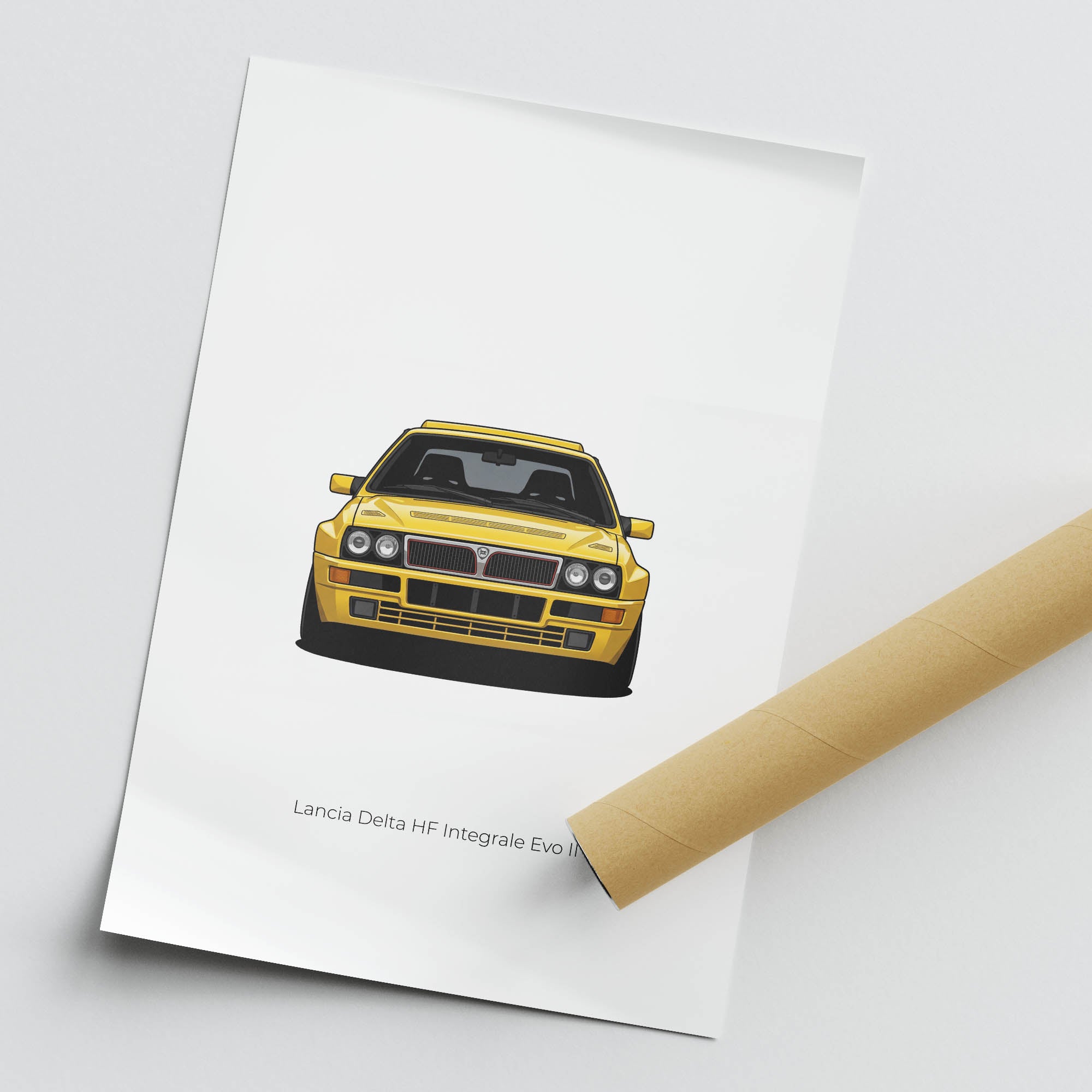 1993 Lancia Delta Hf Integrale Evo II – Car Print