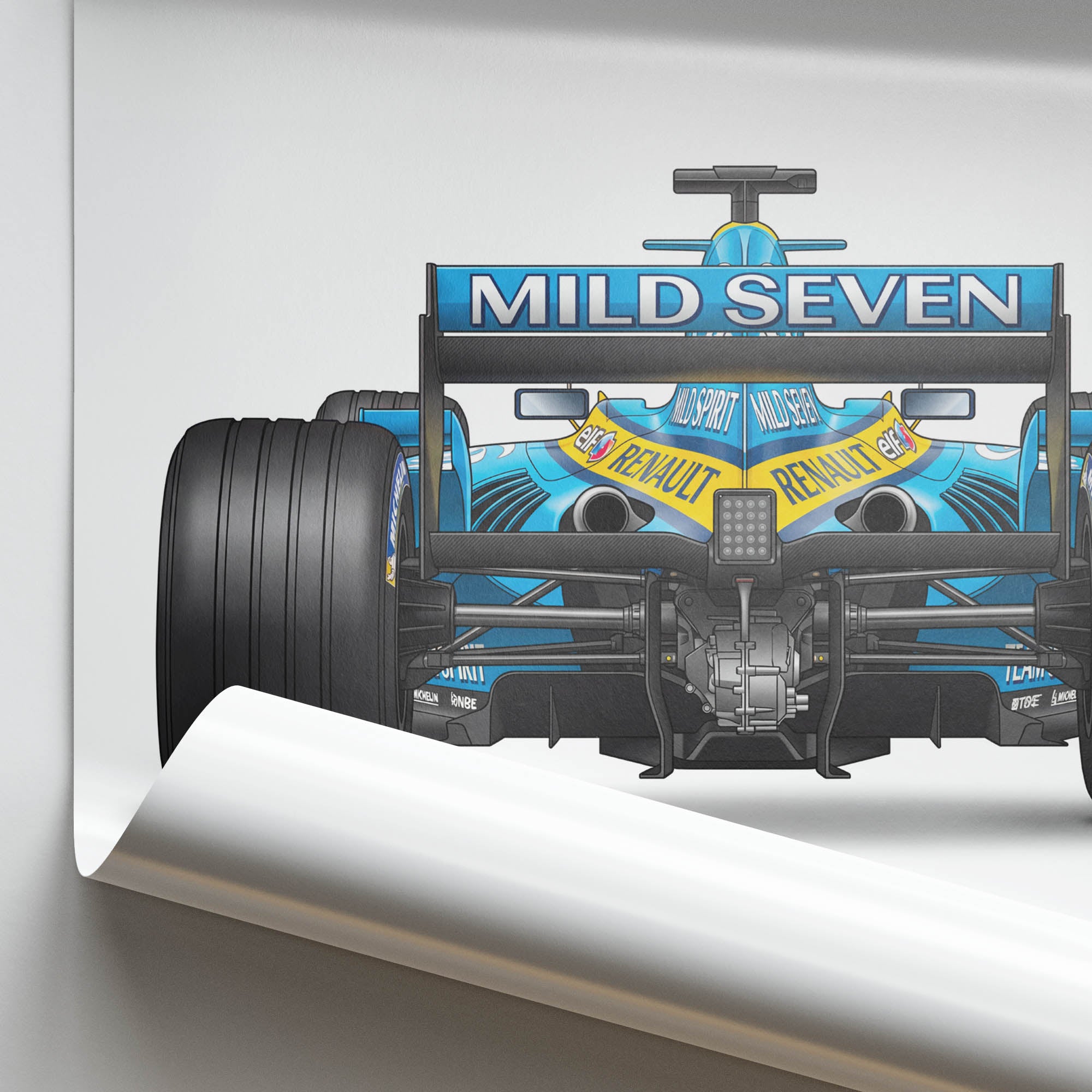 2005 Renault R25 Fernando Alonso – Car Print