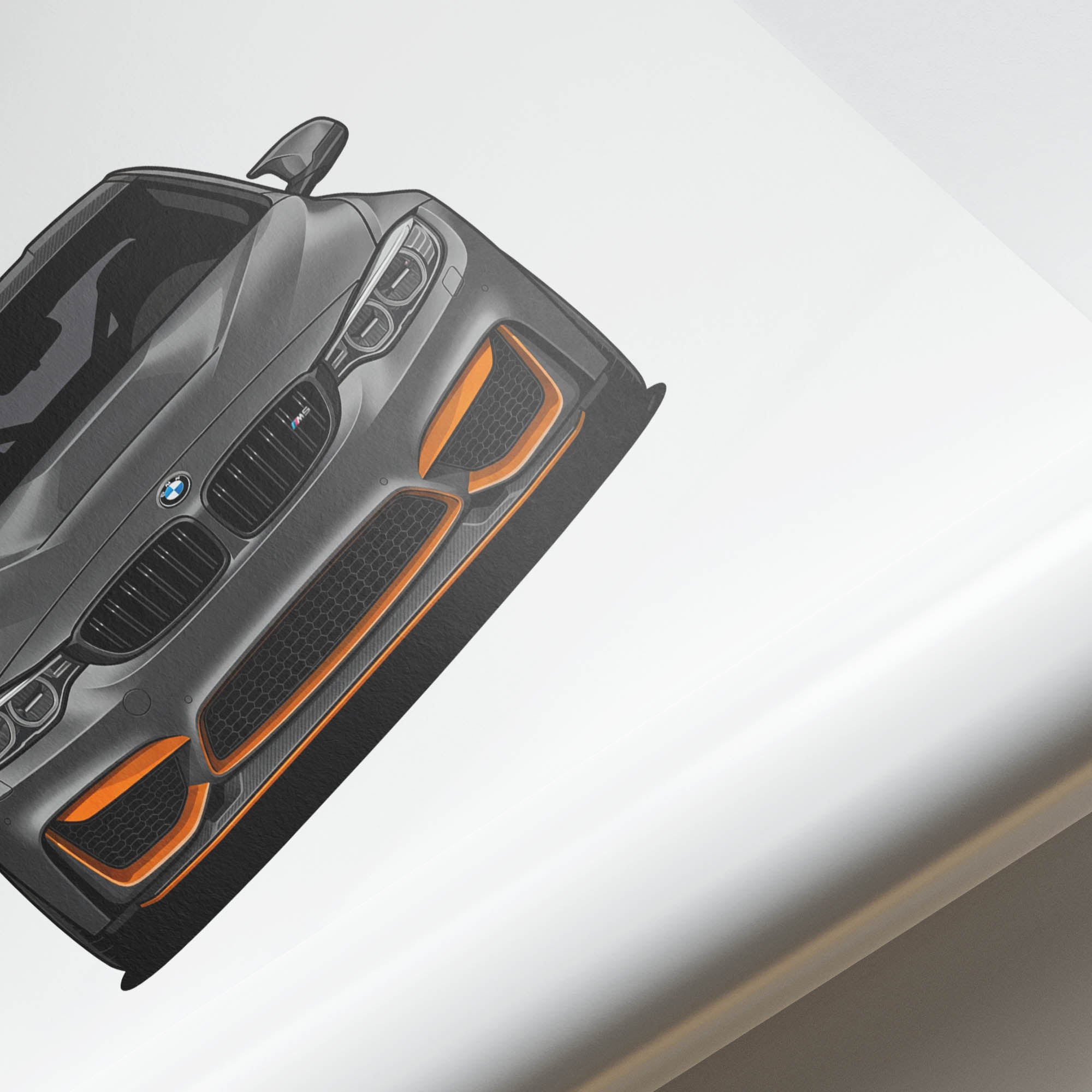 2016 BMW M4 Gts F82 Frozen – Car Print