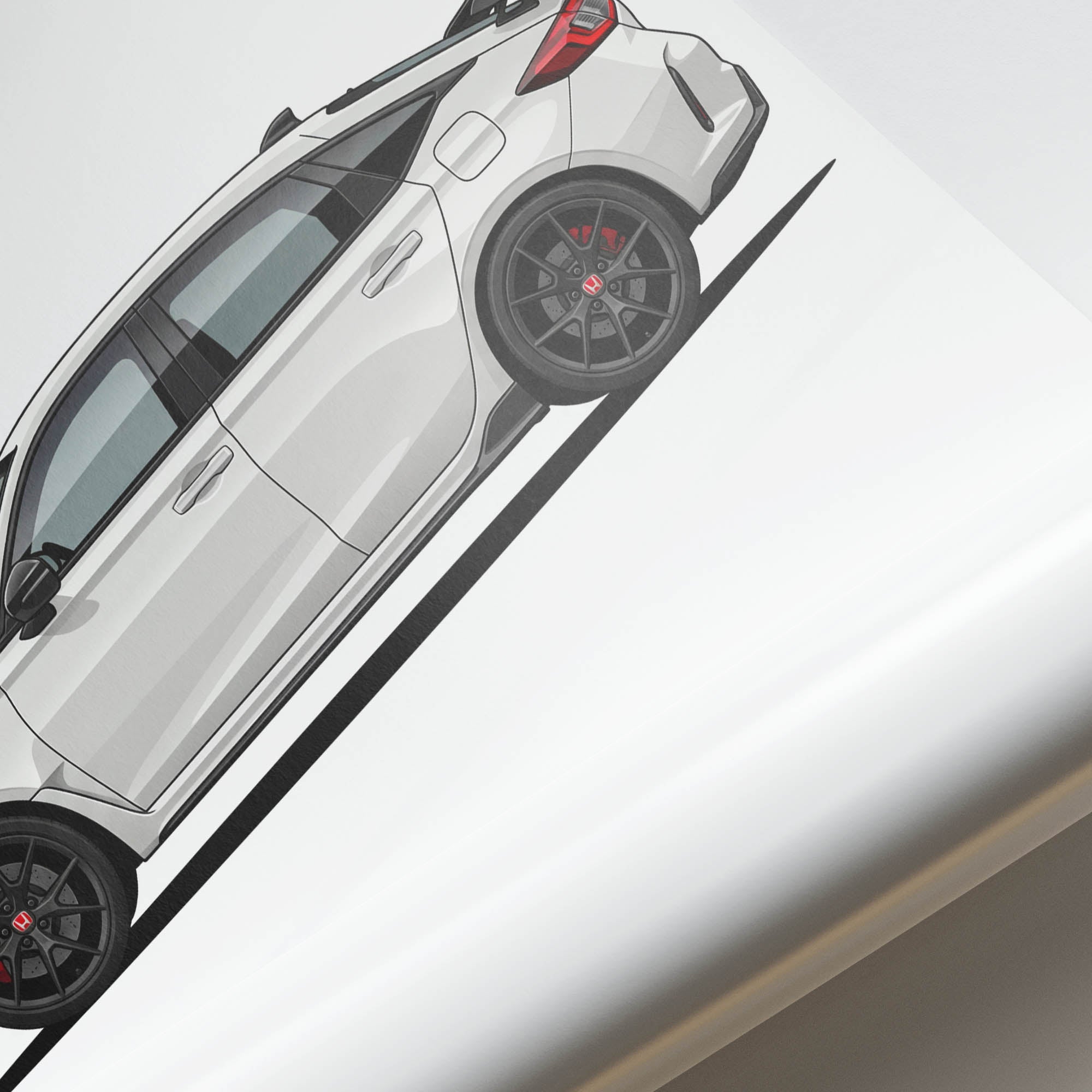 2023 Honda Civic Type R FL5 Championship – Car Print (Side)