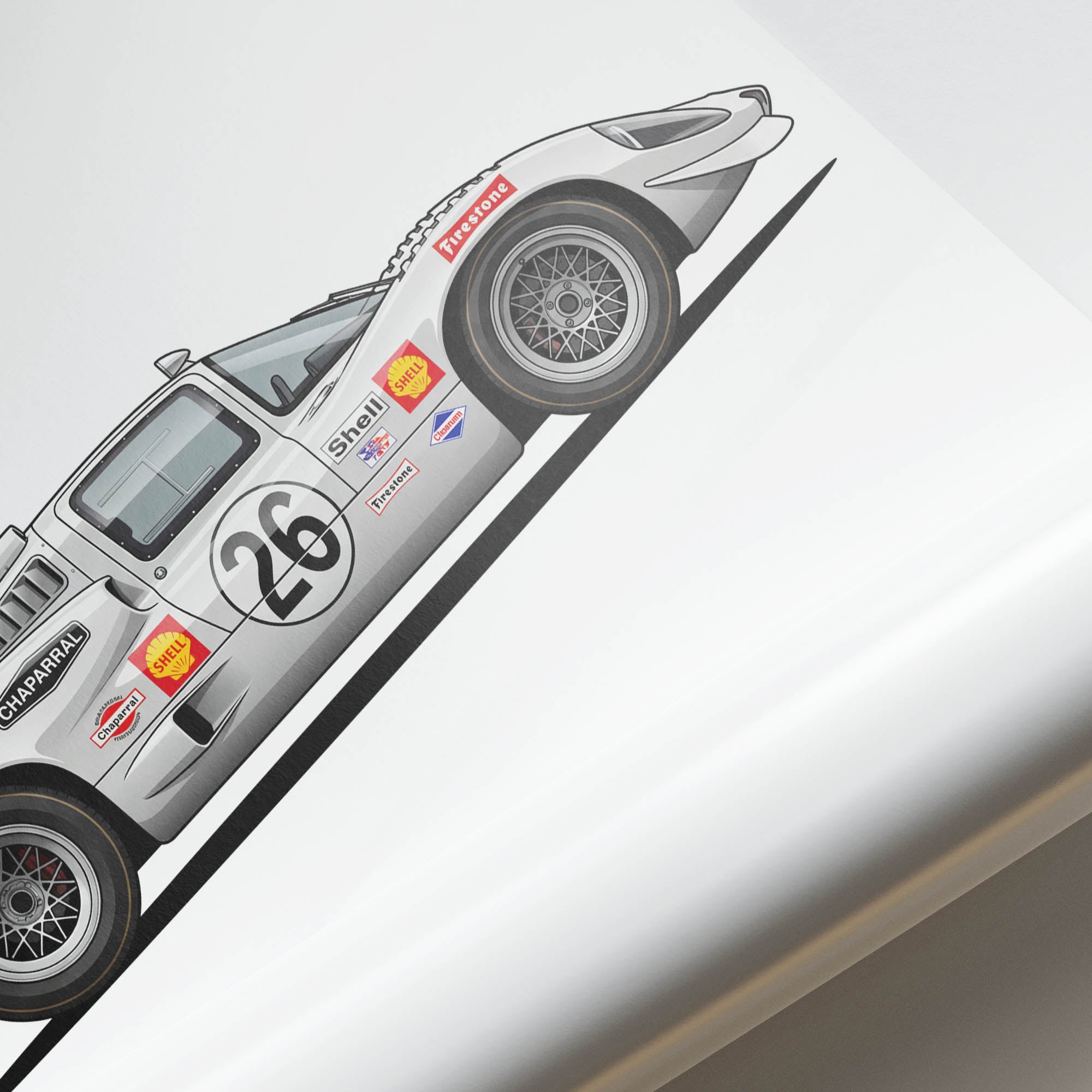 1967 Chaparral 2F – Car Print (Side)