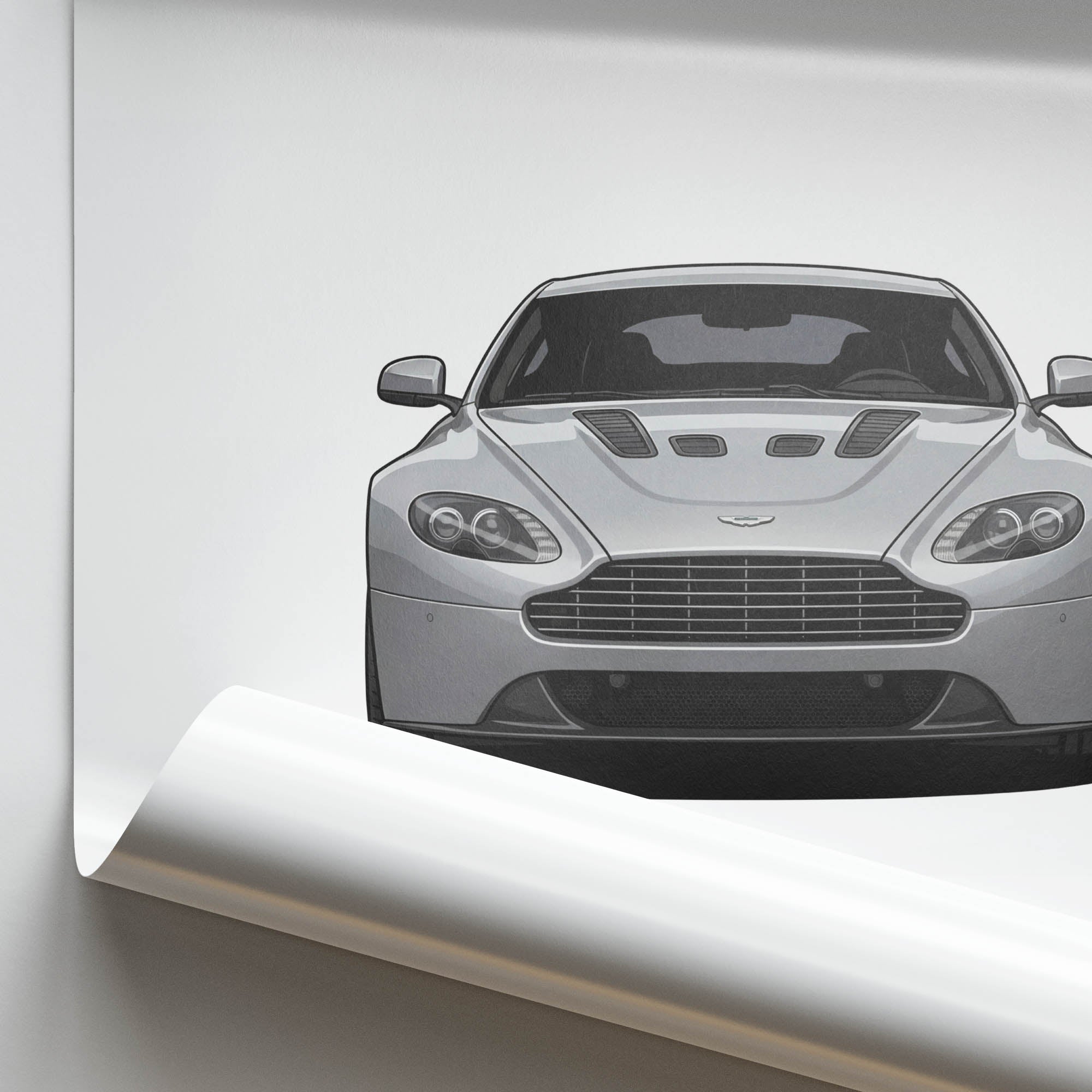 2009 Aston Martin V12 Vantage Hammerhead – Car Print (Front)