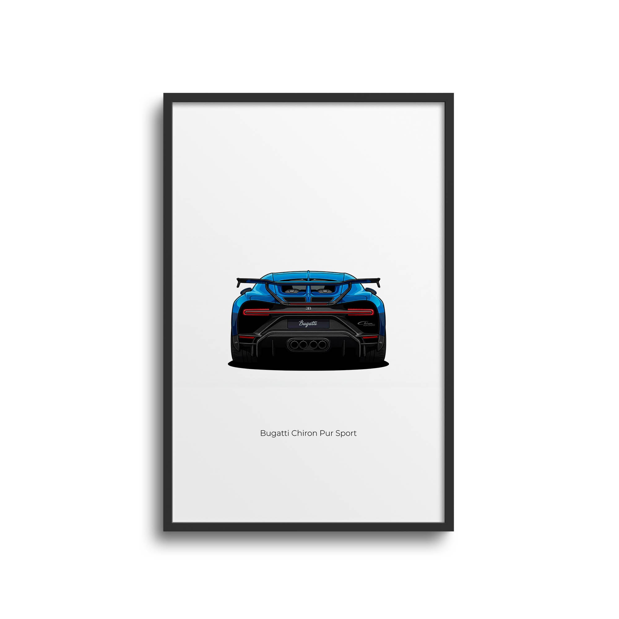 2021 Bugatti Chiron Pur Sport Agile – Car Print