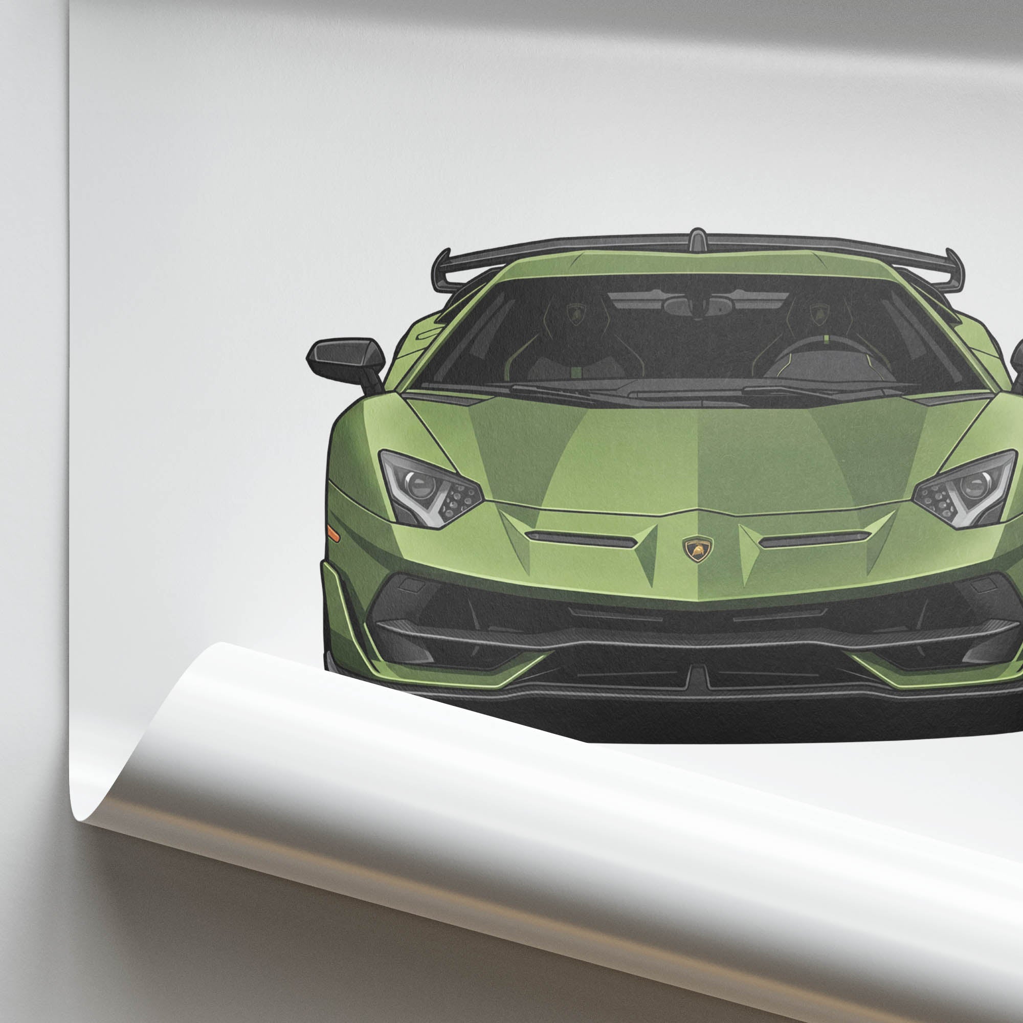 2018 Lamborghini Aventador SVJ – Car Print