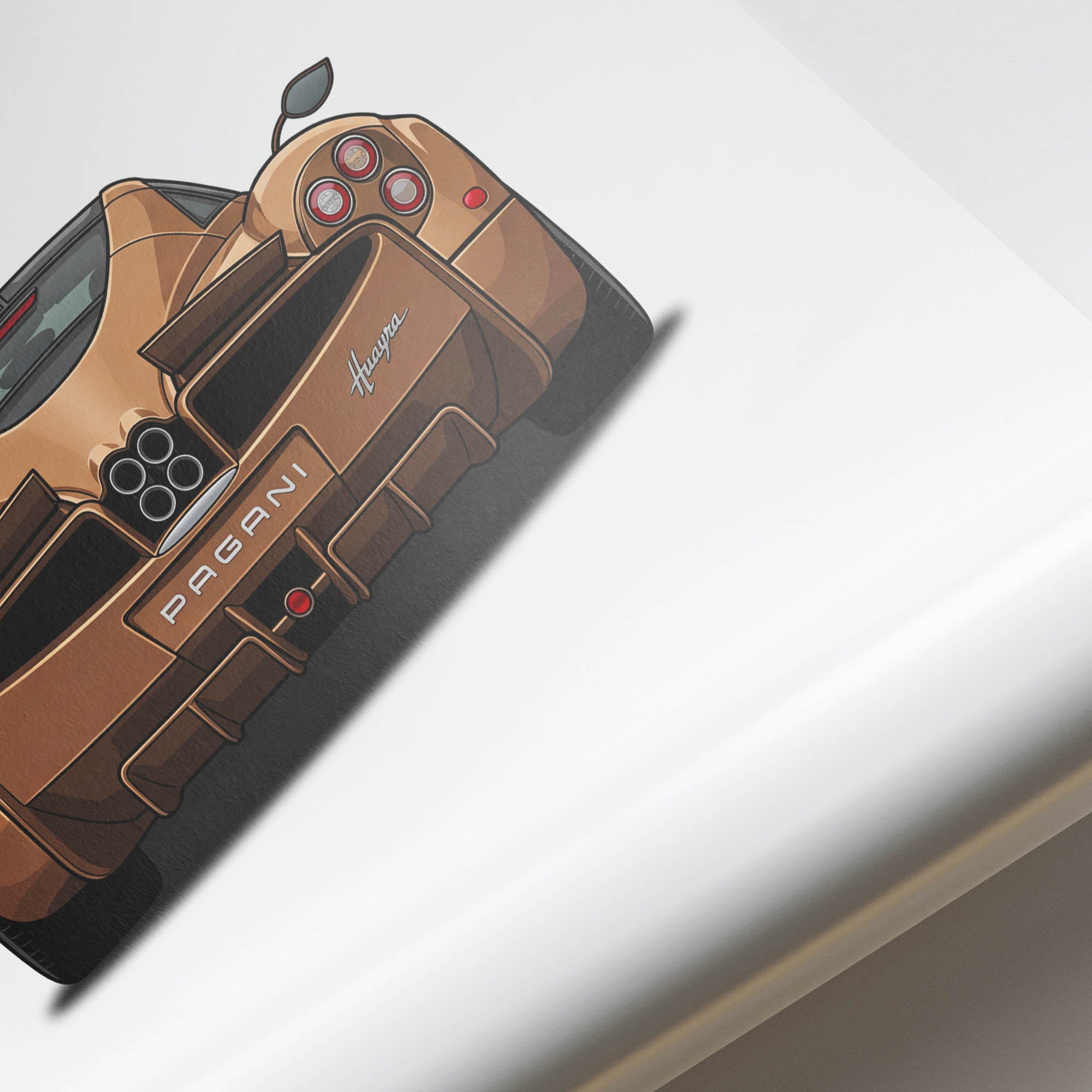 2012 Pagani Huayra – Car Print (Back)