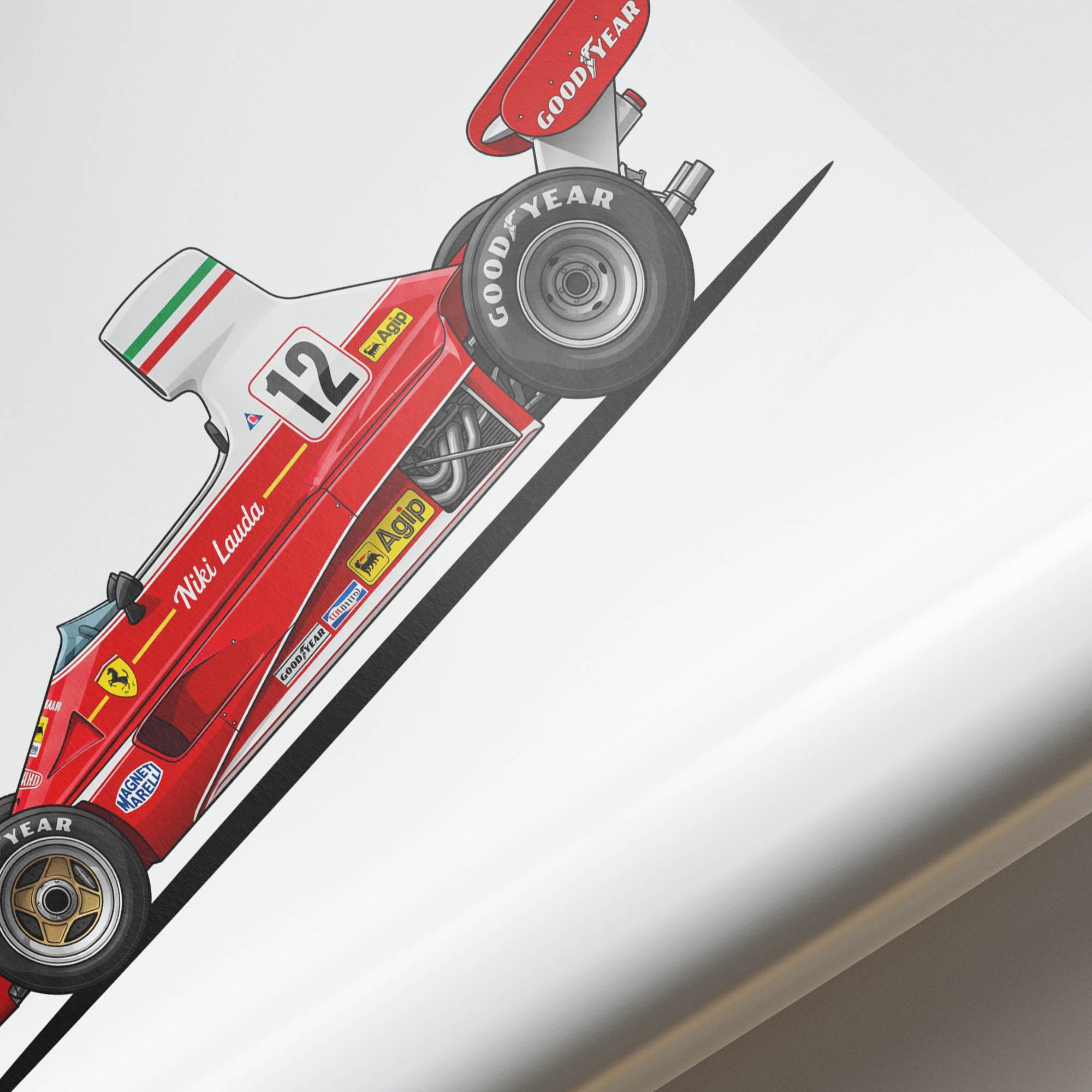 1975 Ferrari 312T Niki Lauda – Car Print