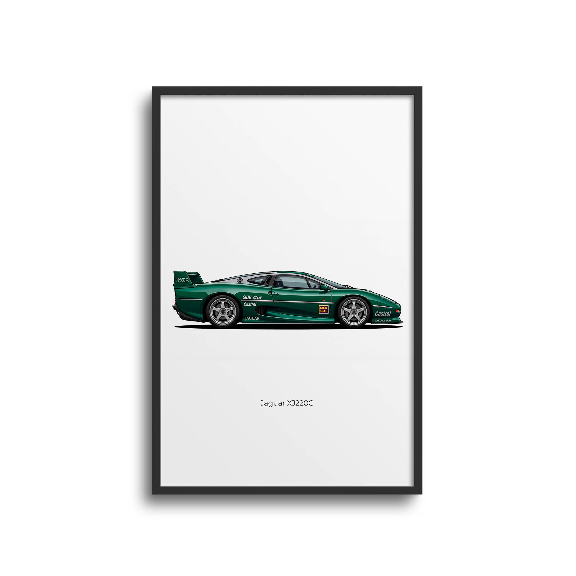 1993 Jaguar XJ220C Twr – Car Print (Side)