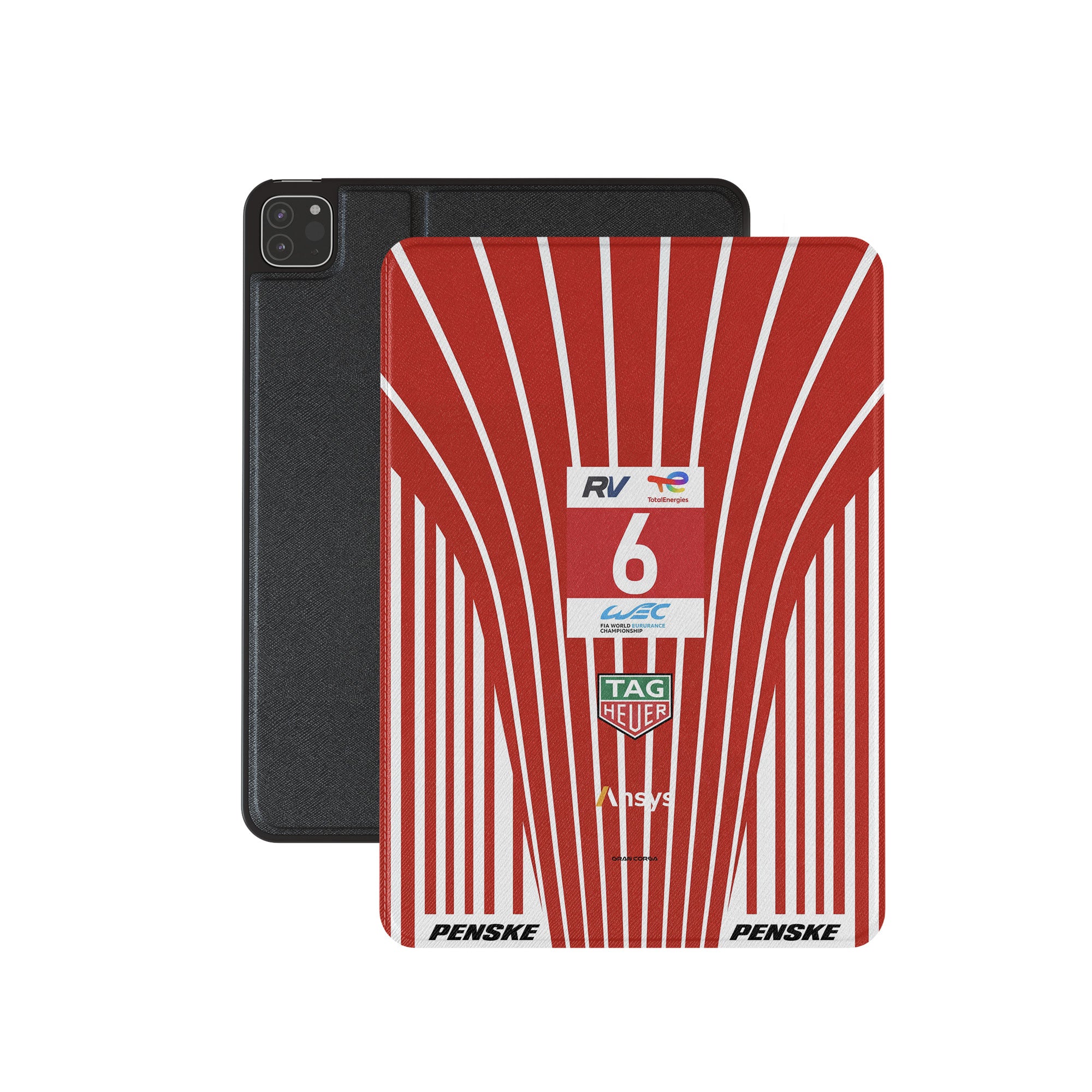 Porsche 963 iPad Case – Shockproof Tablet Cover with Le Mans Style Racing Livery