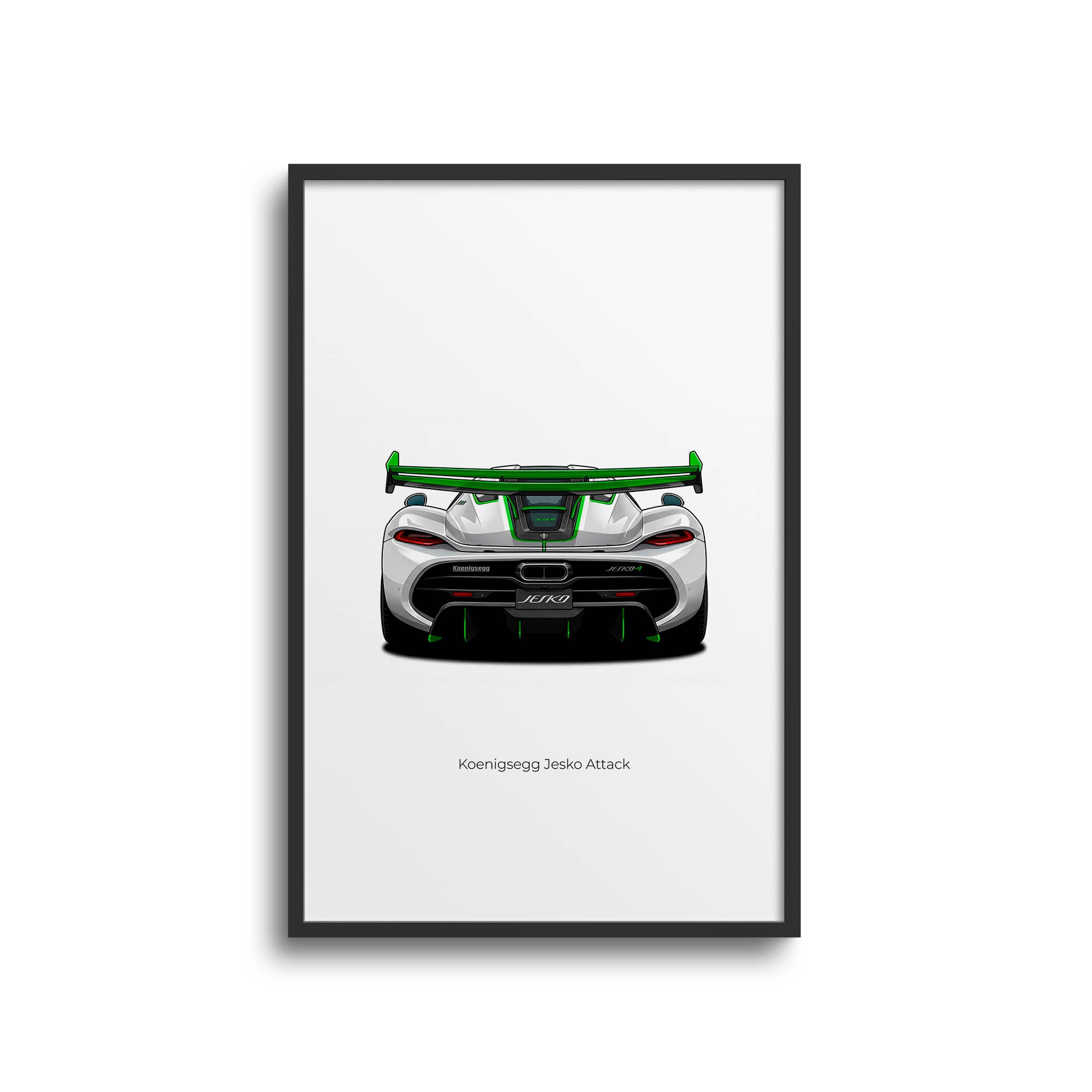 2021 Koenigsegg Jesko Attack – Car Print