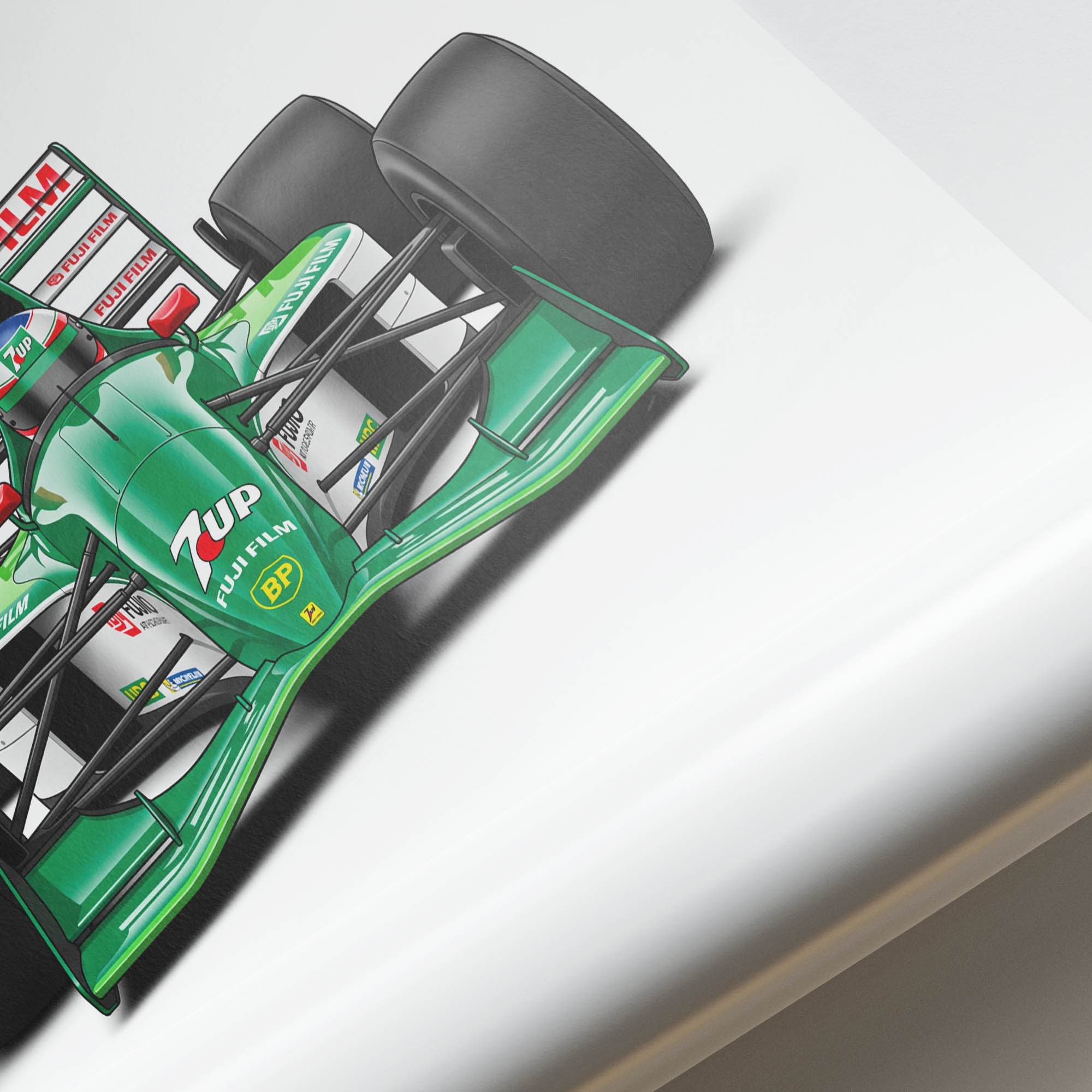 1991 Jordan 191 Bertrand Gachot 7UP – Car Print