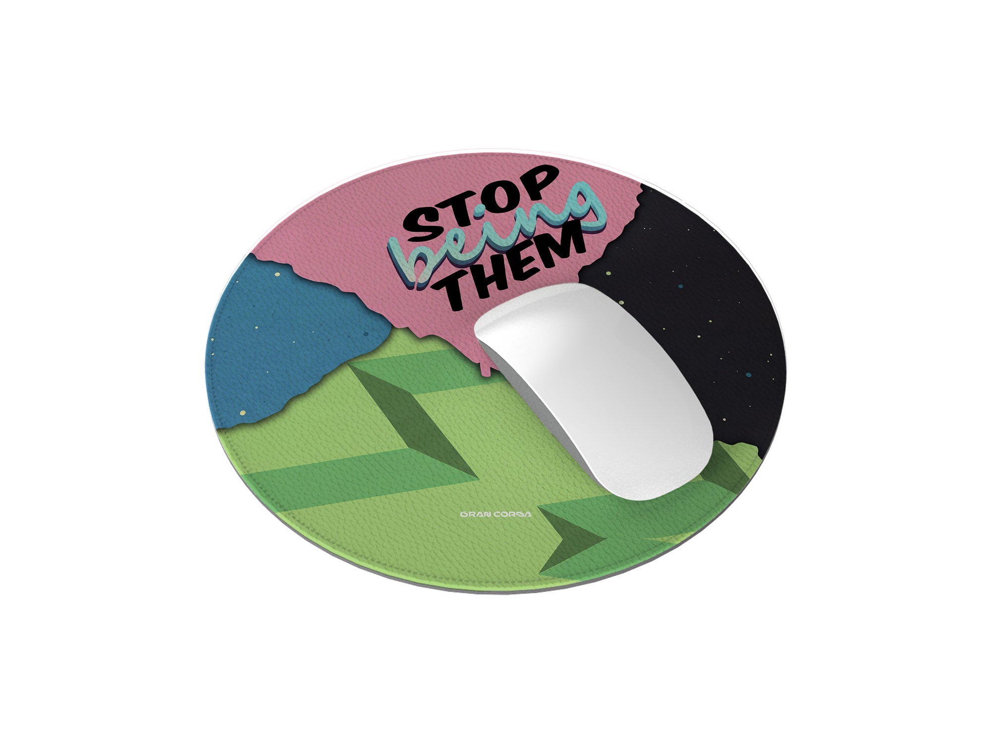 Daniel Ricciardo Mouse Mat – Stop Being Them F1 Gaming Pad with Smooth Tracking