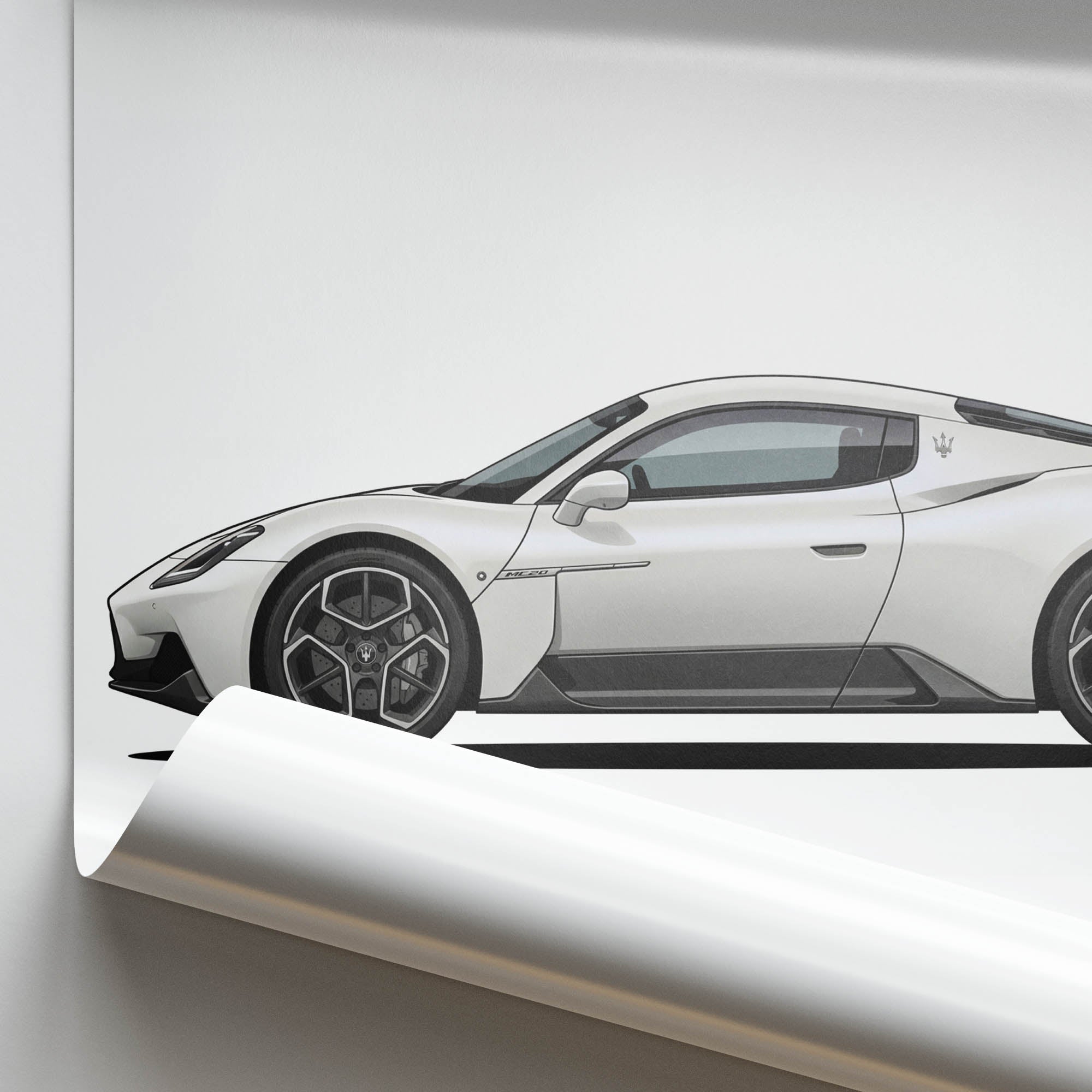 2021 Maserati MC20 – Car Print (Side)