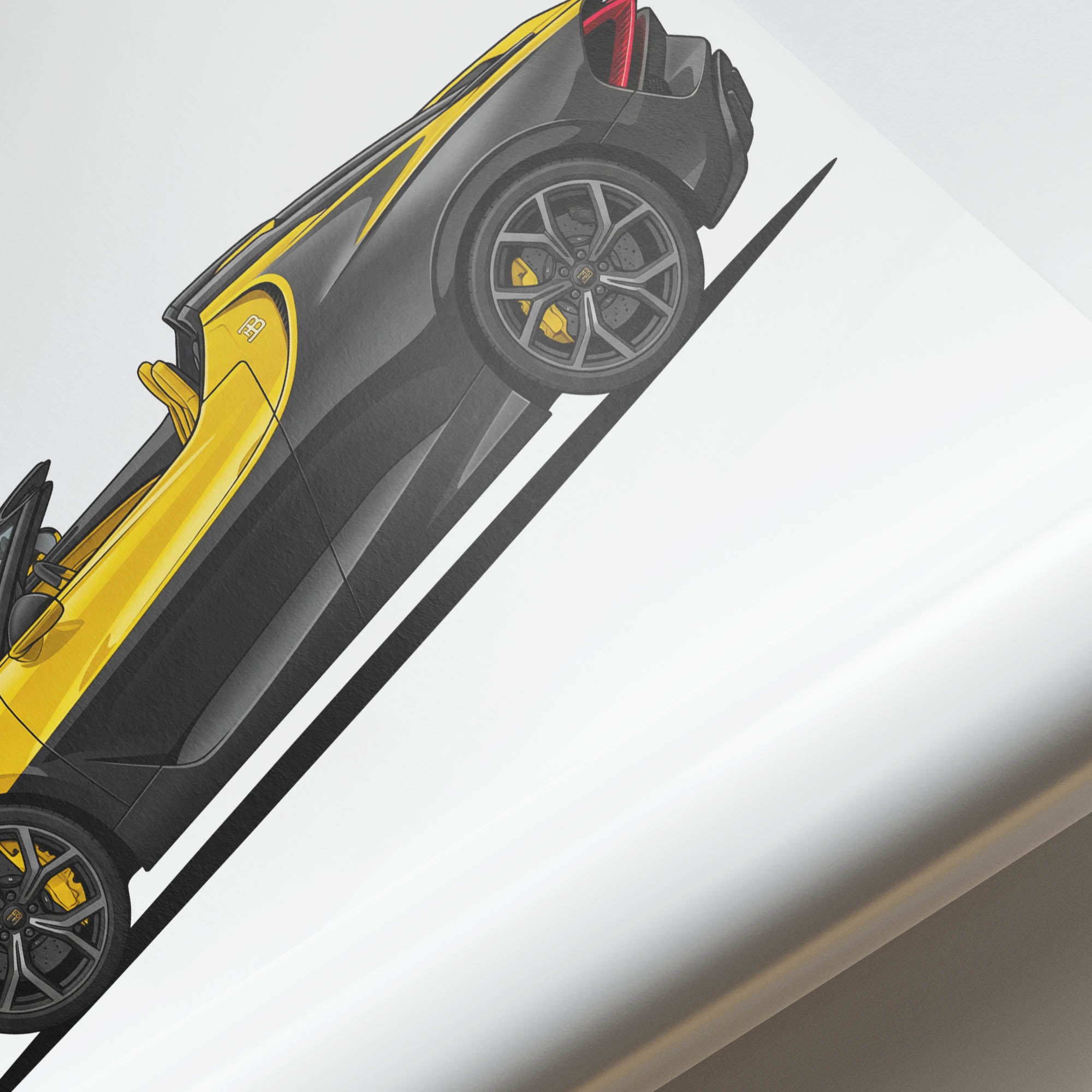 2024 Bugatti W16 Mistral – Car Print