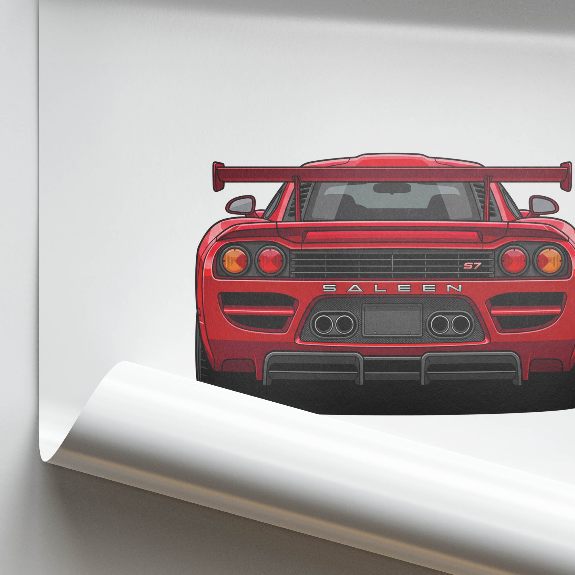 2005 Saleen S7 Twin Turbo Lizstick – Car Print