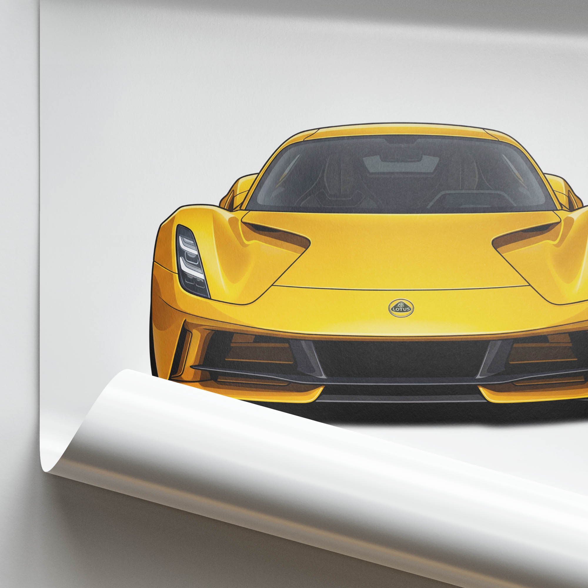 2021 Lotus Evija Solar – Car Print (Front)