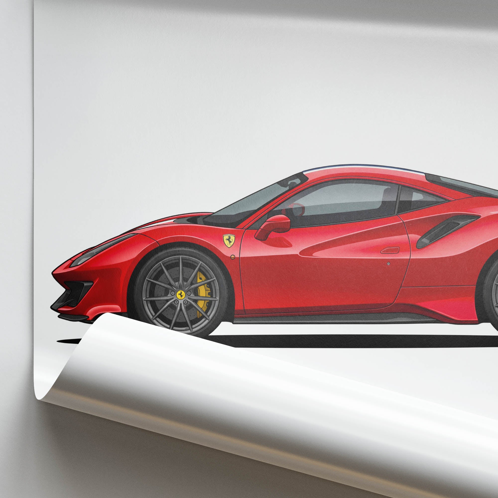 2019 Ferrari 488 Pista – Car Print