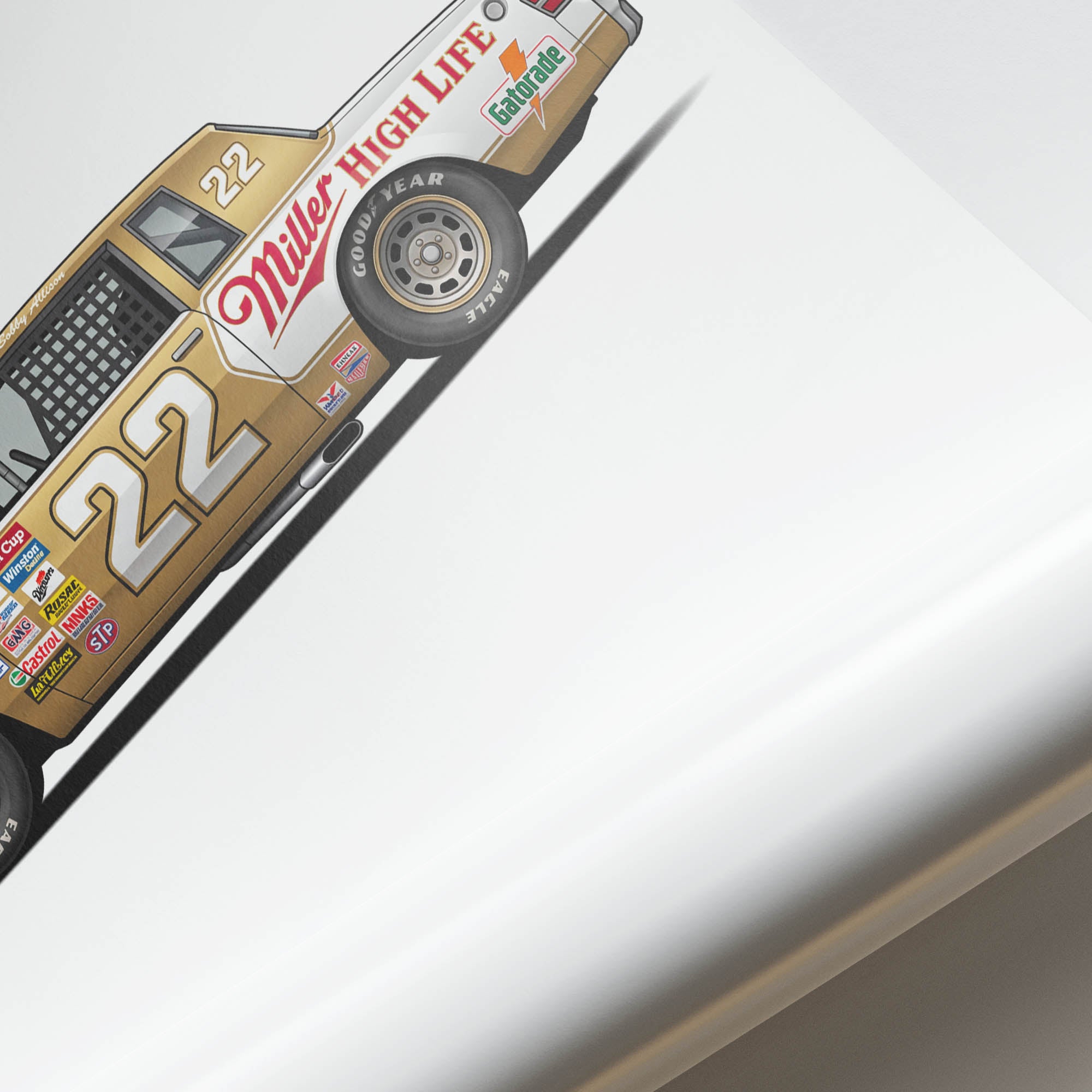 1983 Buick Regal Bobby Allison Miller High – Car Print