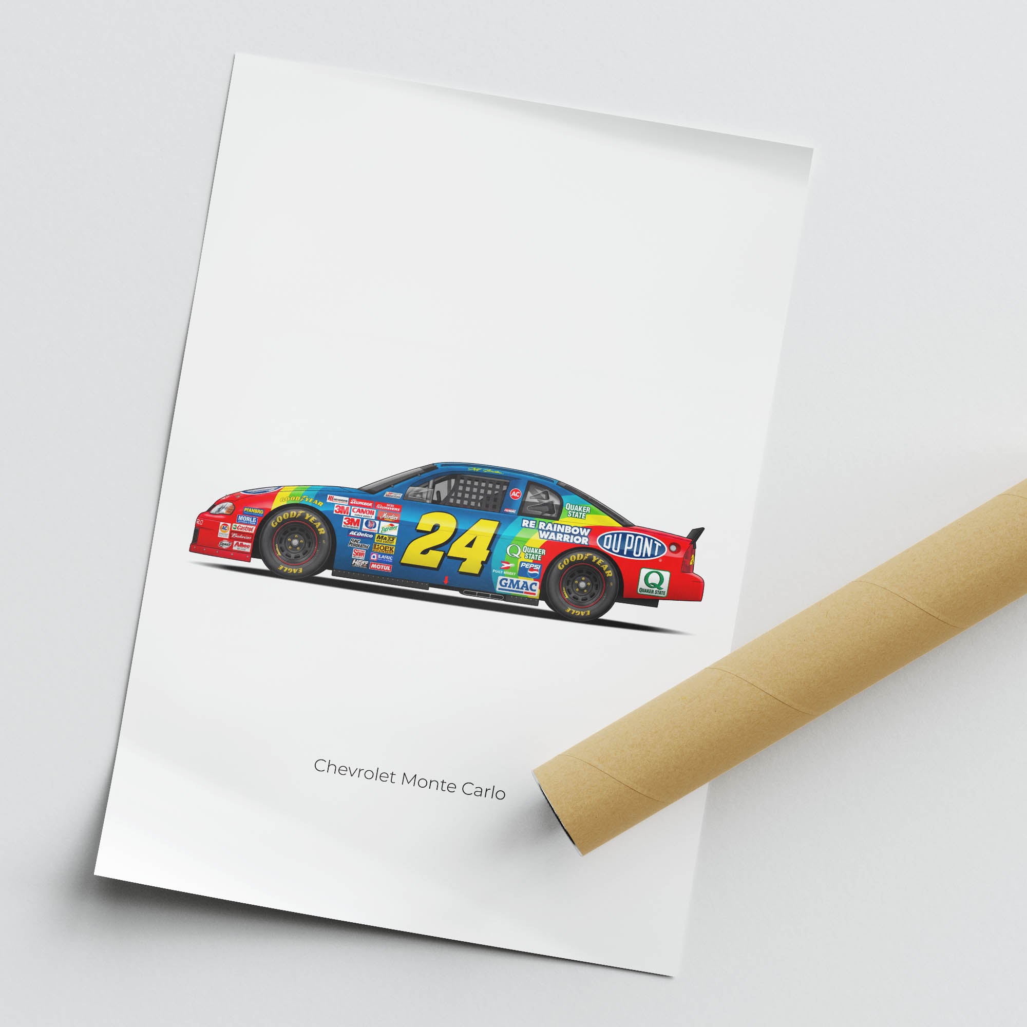 1997 Chevrolet Monte Carlo Jeff Gordon – Car Print
