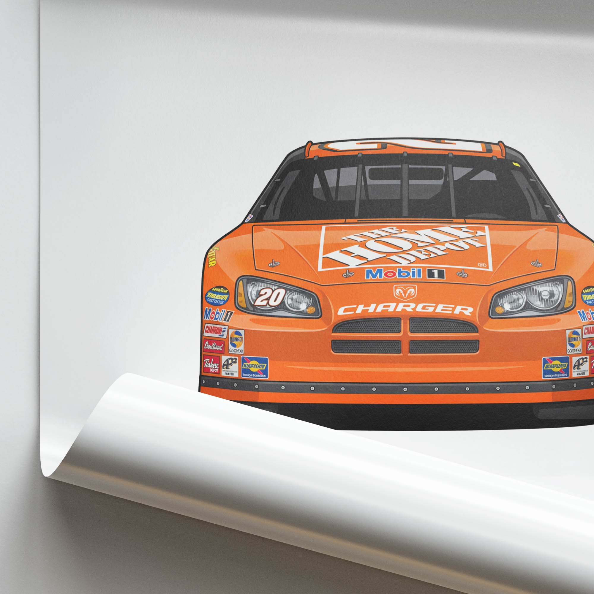 2005 De L Entrepreneur Dodge Charger Tony – Car Print