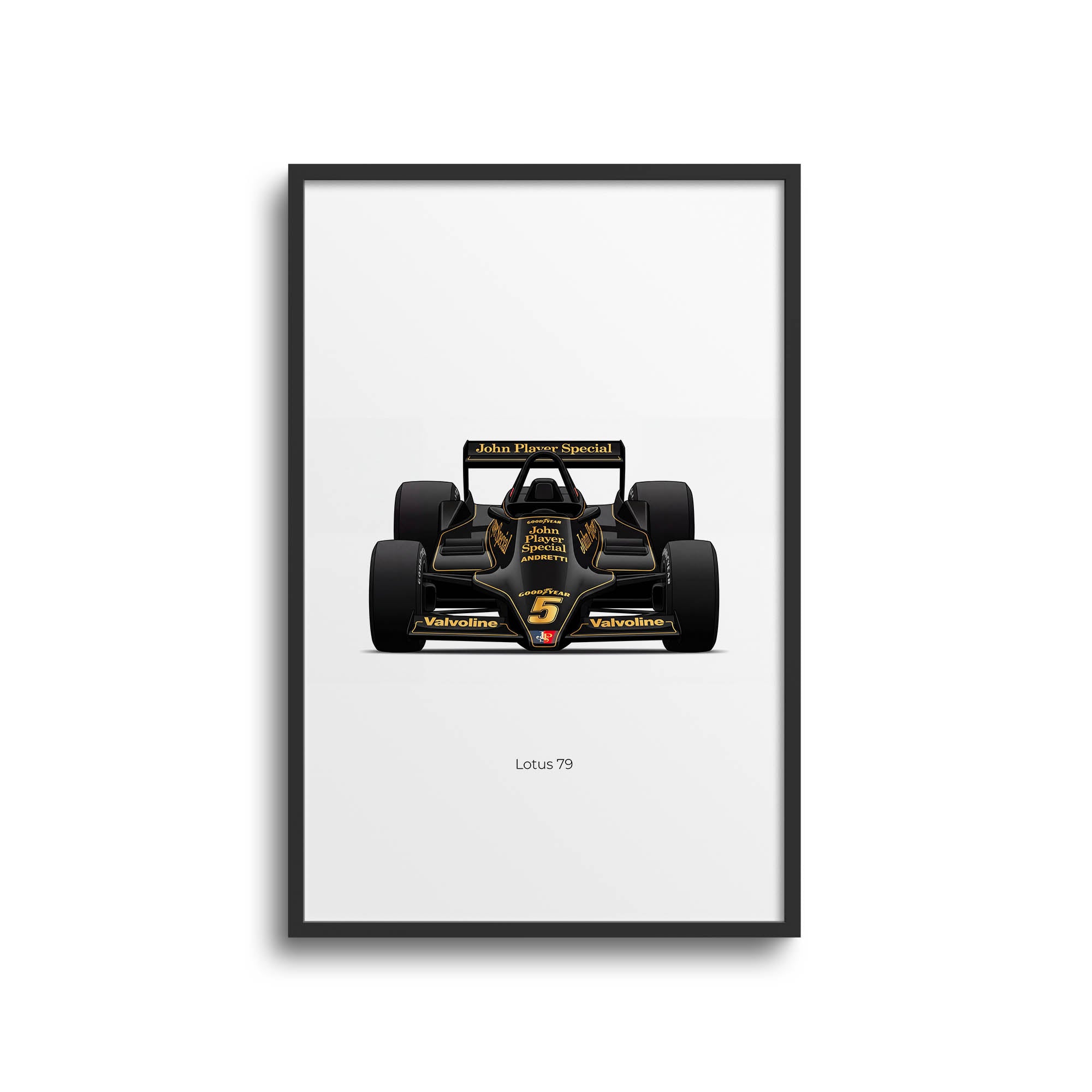 1978 Lotus 79 Mario Andretti John Player – Car Print