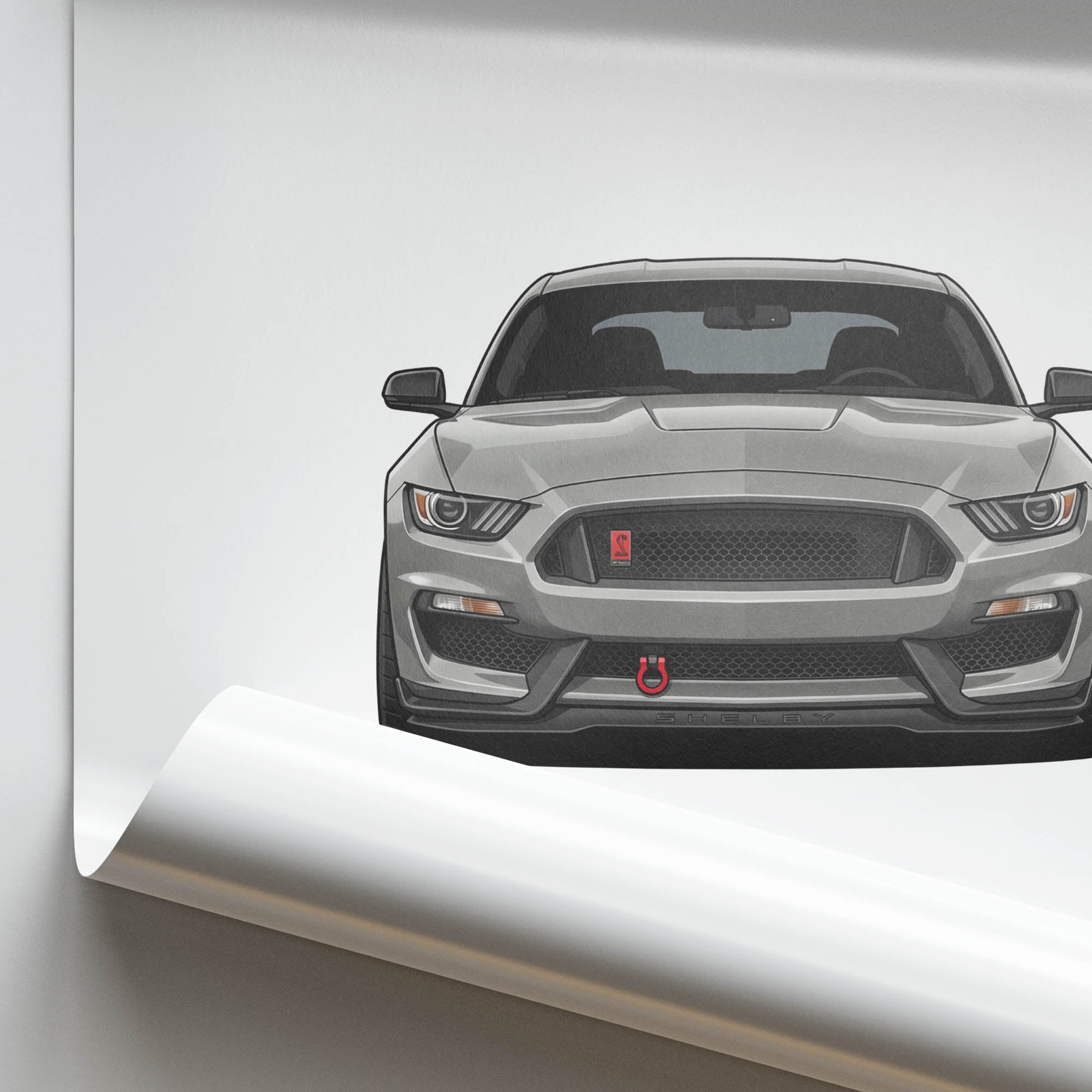 2016 Ford Mustang Shelby GT350R Avalanche – Car Print