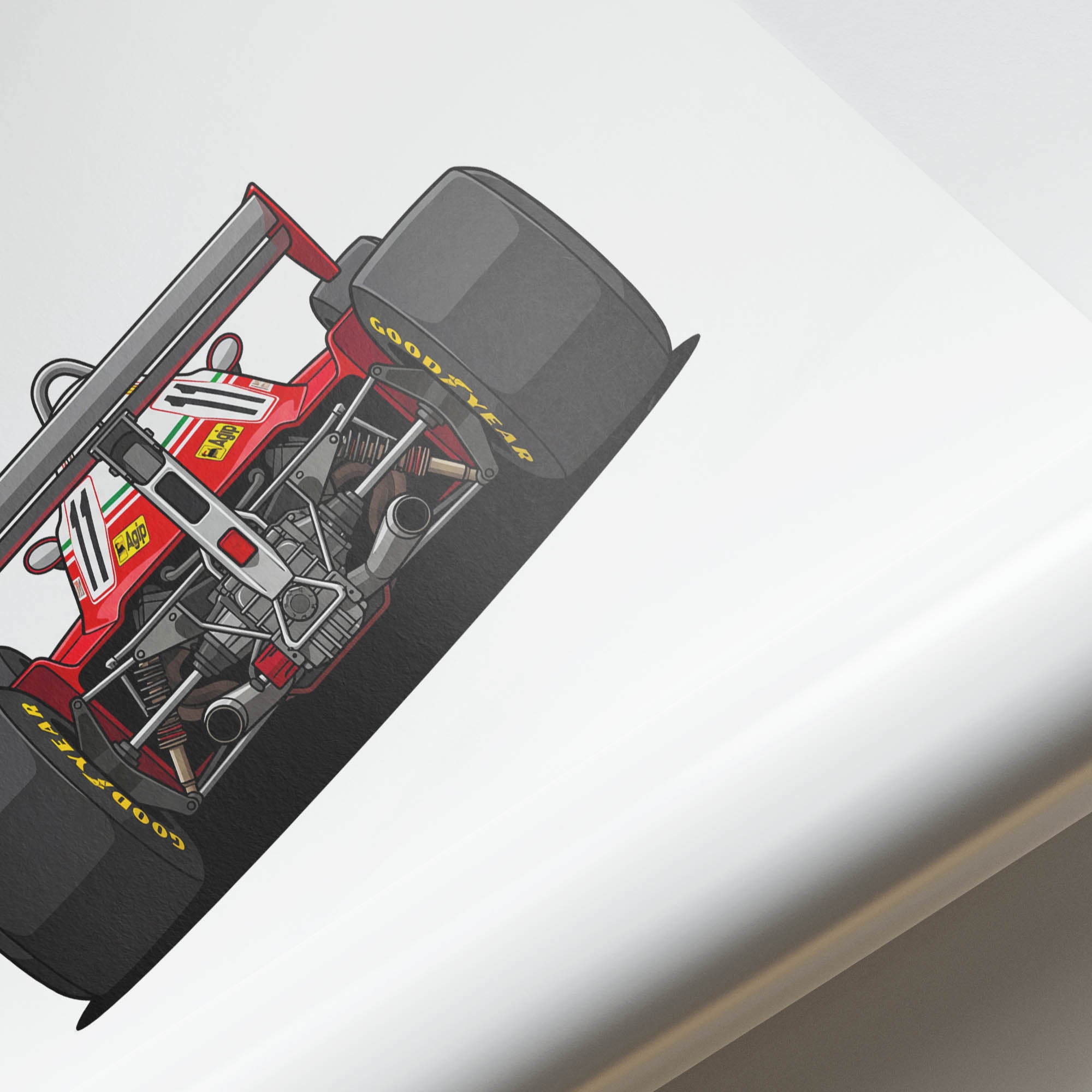 1977 Ferrari 312T2 Niki Lauda – Car Print