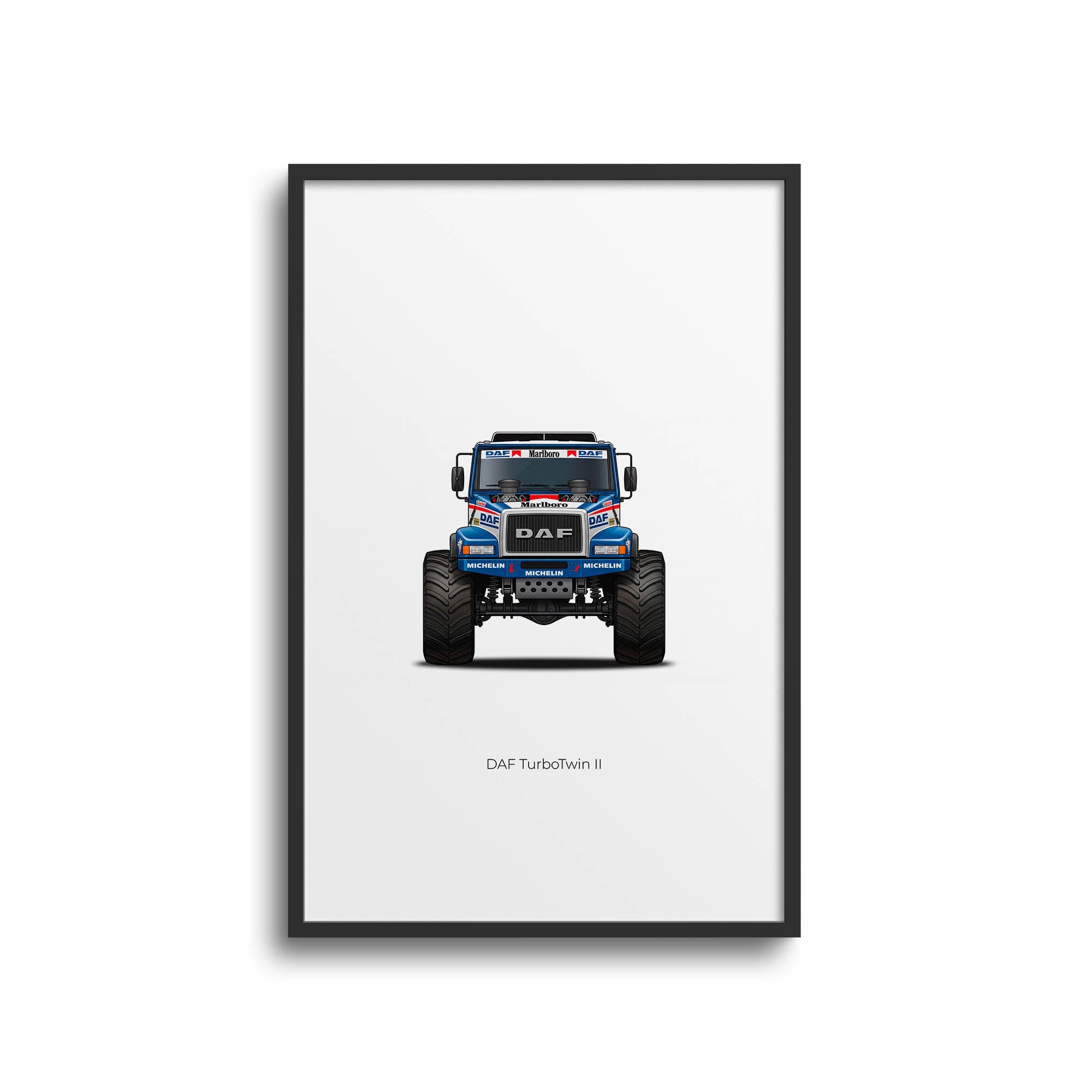 1988 Daf Turbotwin II Twin Engine Monster – Car Print