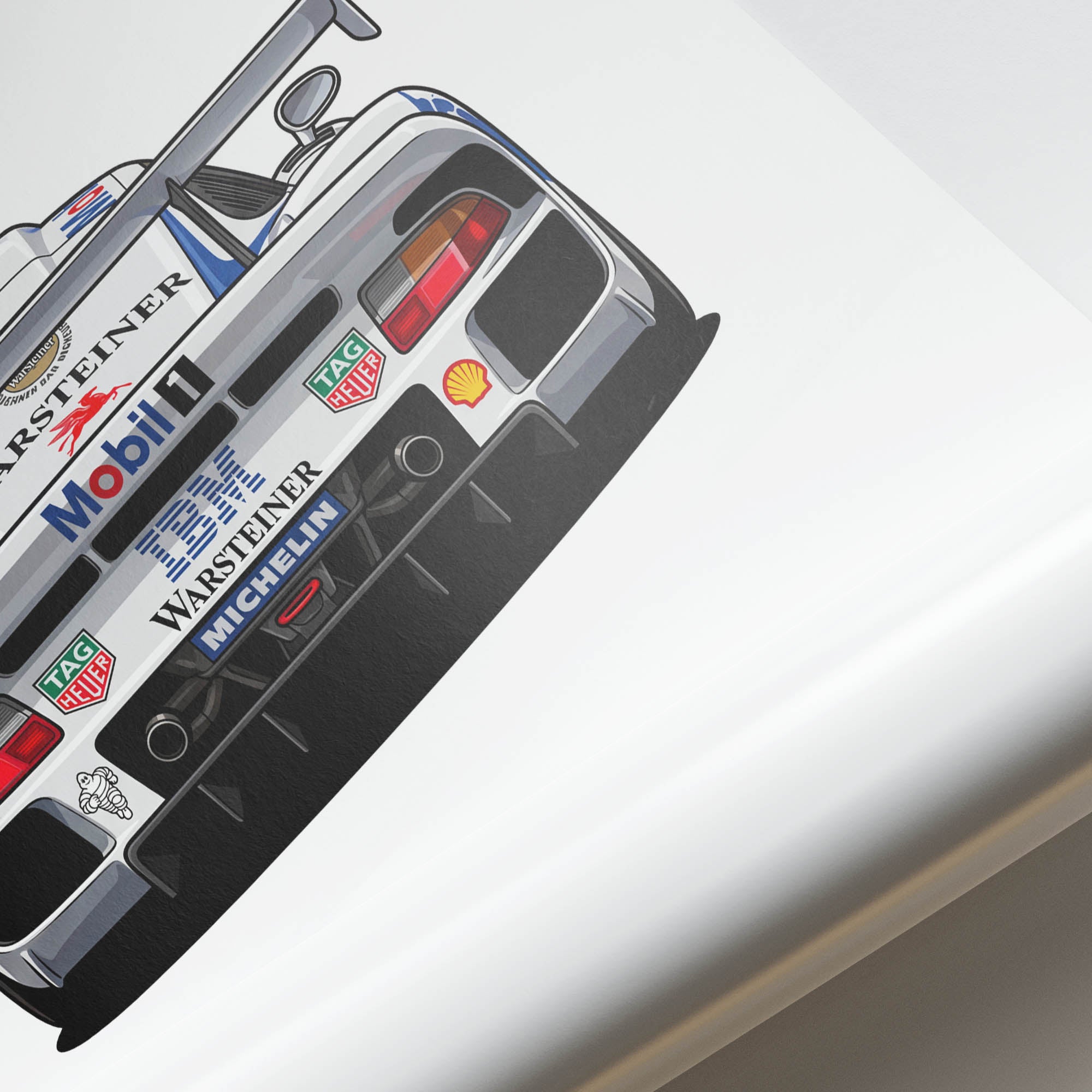 1998 Porsche 911 GT1 98 Mobil – Car Print
