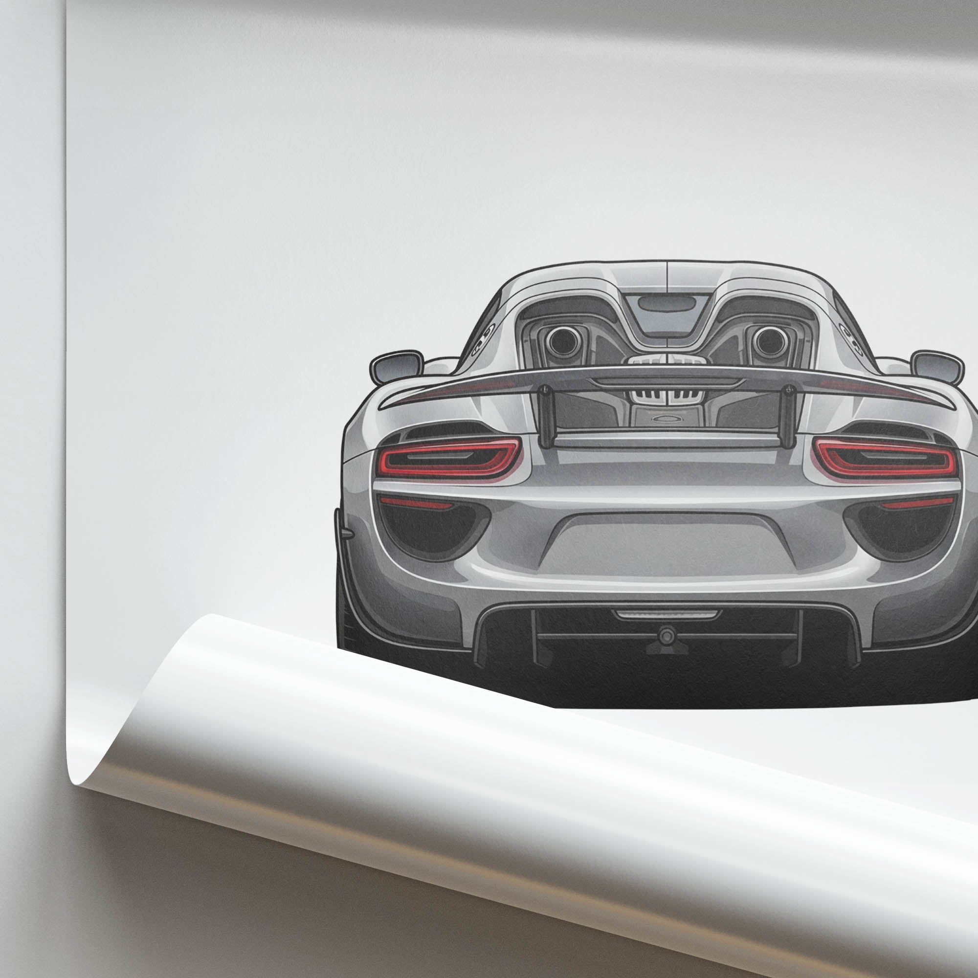 2013 Porsche 918 Spyder Liquid – Car Print