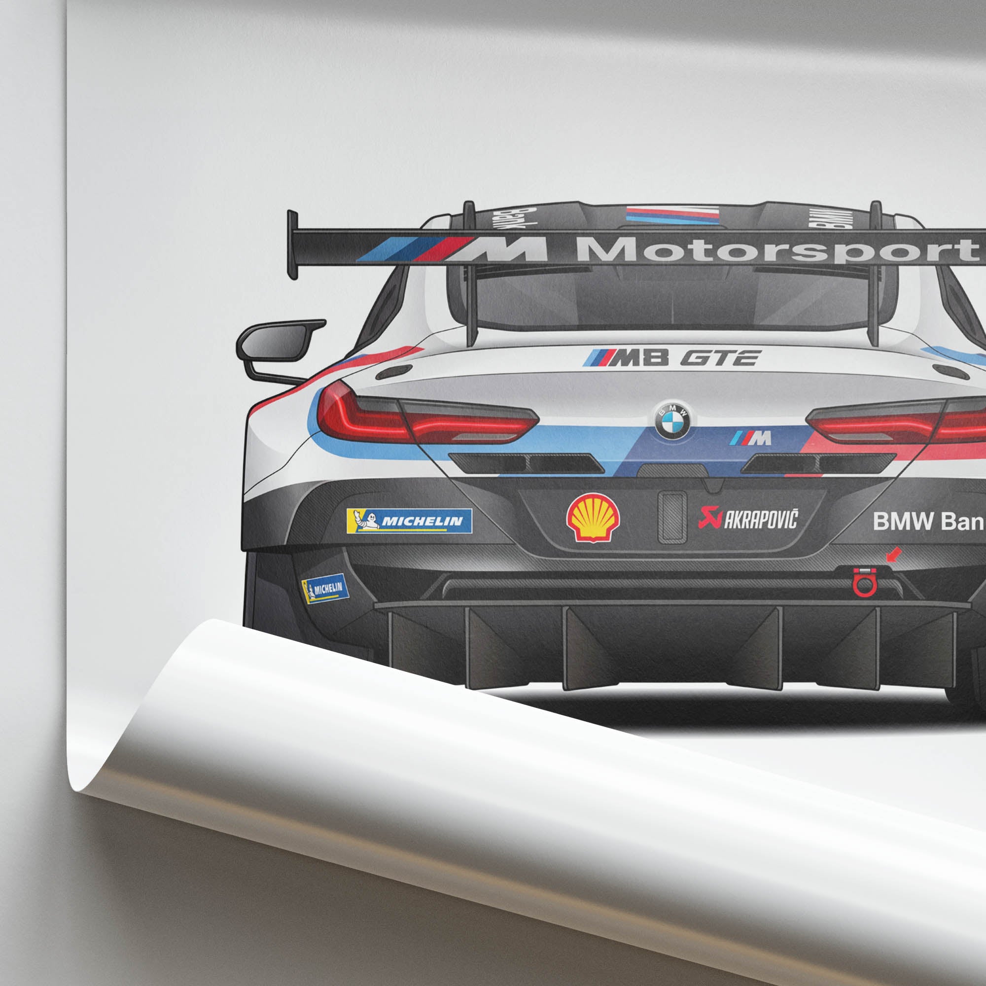2018 BMW M8 GTE BMW Motorsport – Car Print