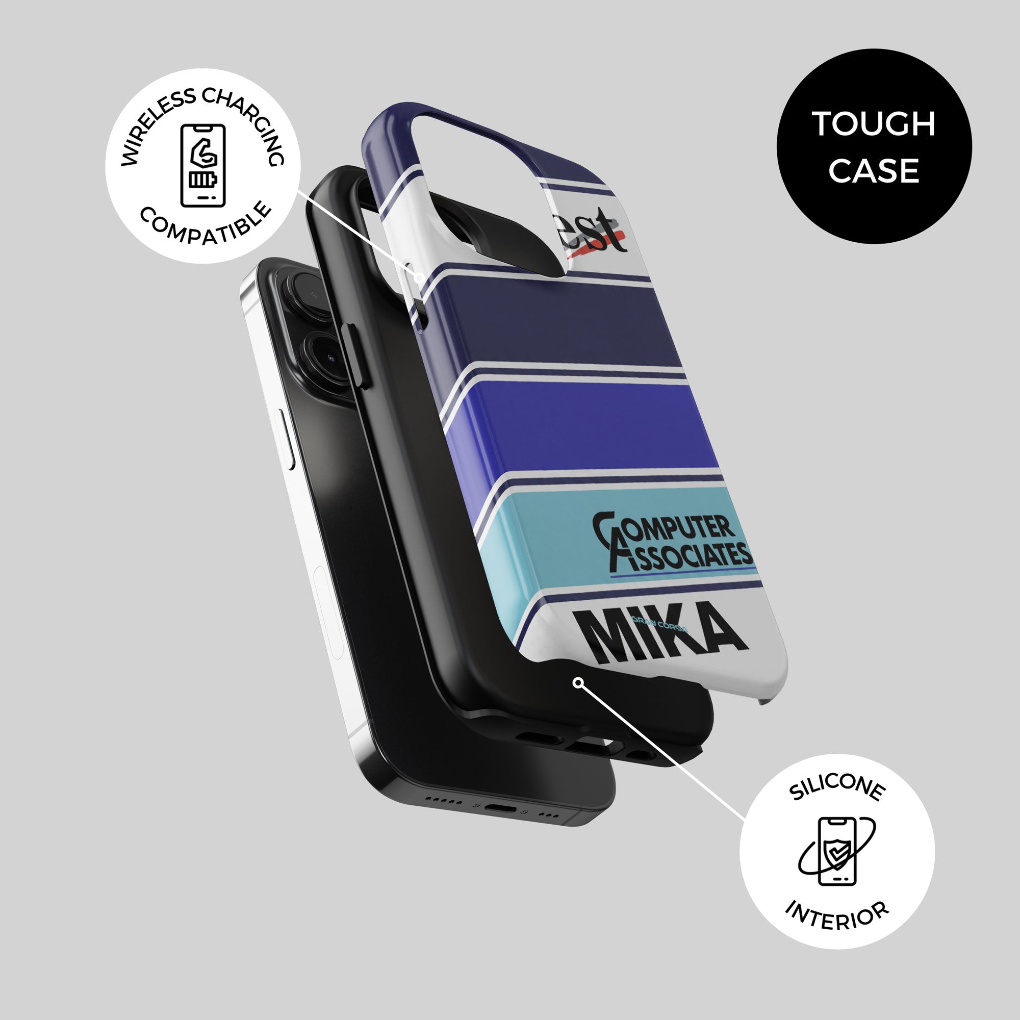 Mika Ha Kkinen F1 – Phone Case