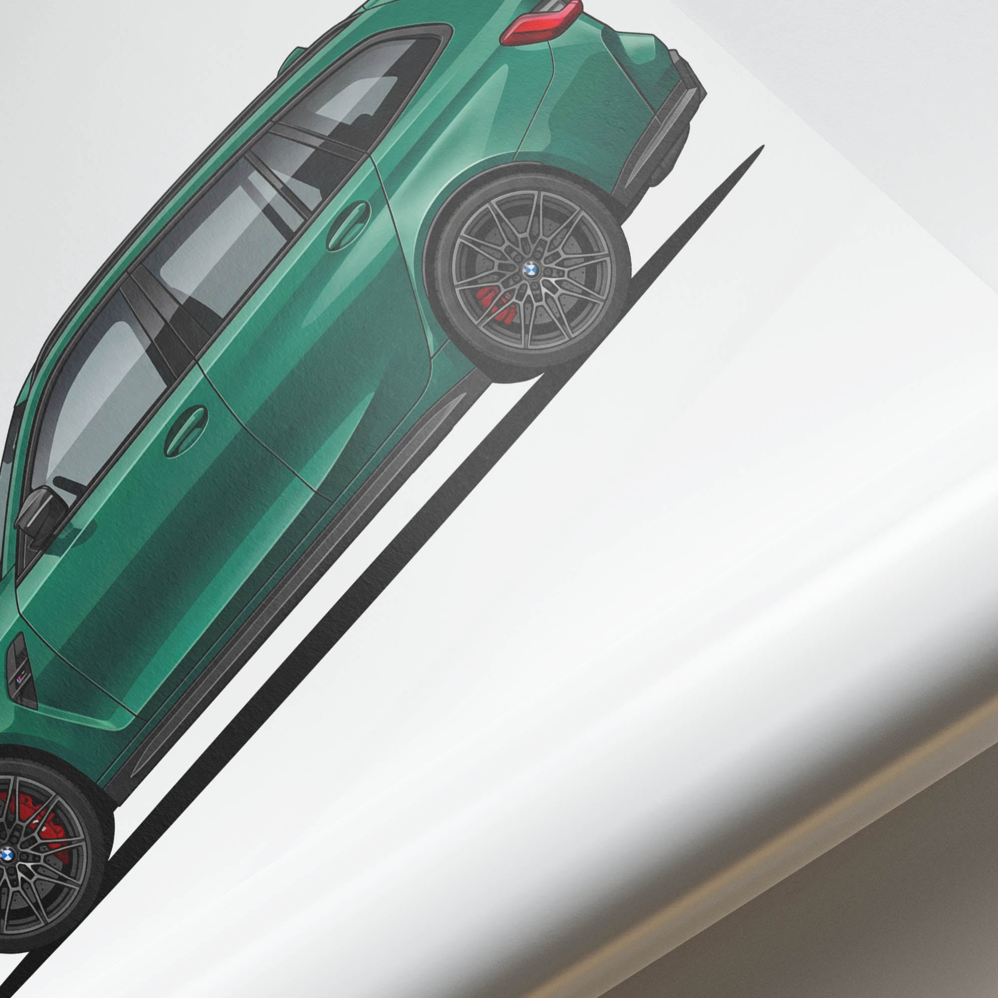 2023 BMW M3 Touring G81 Isle Of Man – Car Print (Side)