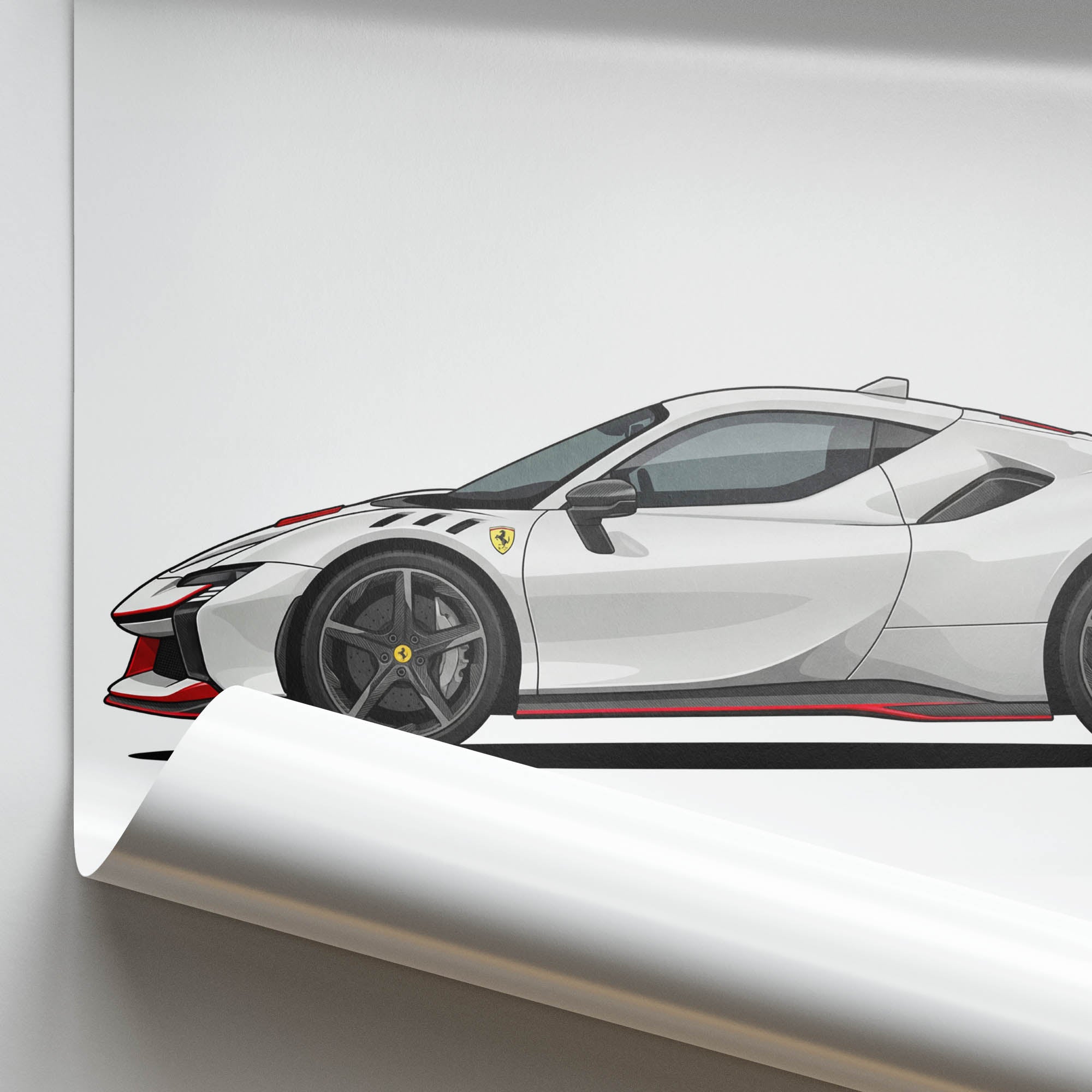 2024 Ferrari SF90 XX Stradale – Car Print
