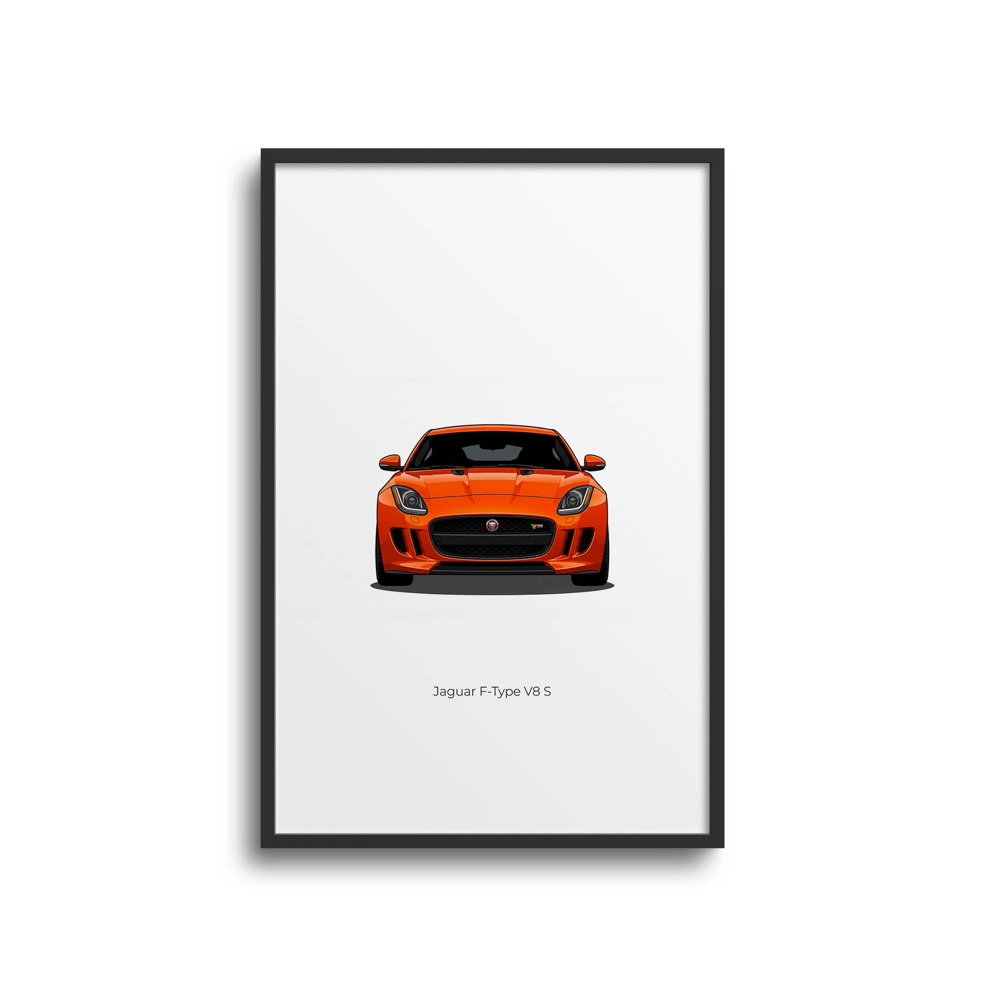 2013 Jaguar F Type V8 S Firesand – Car Print