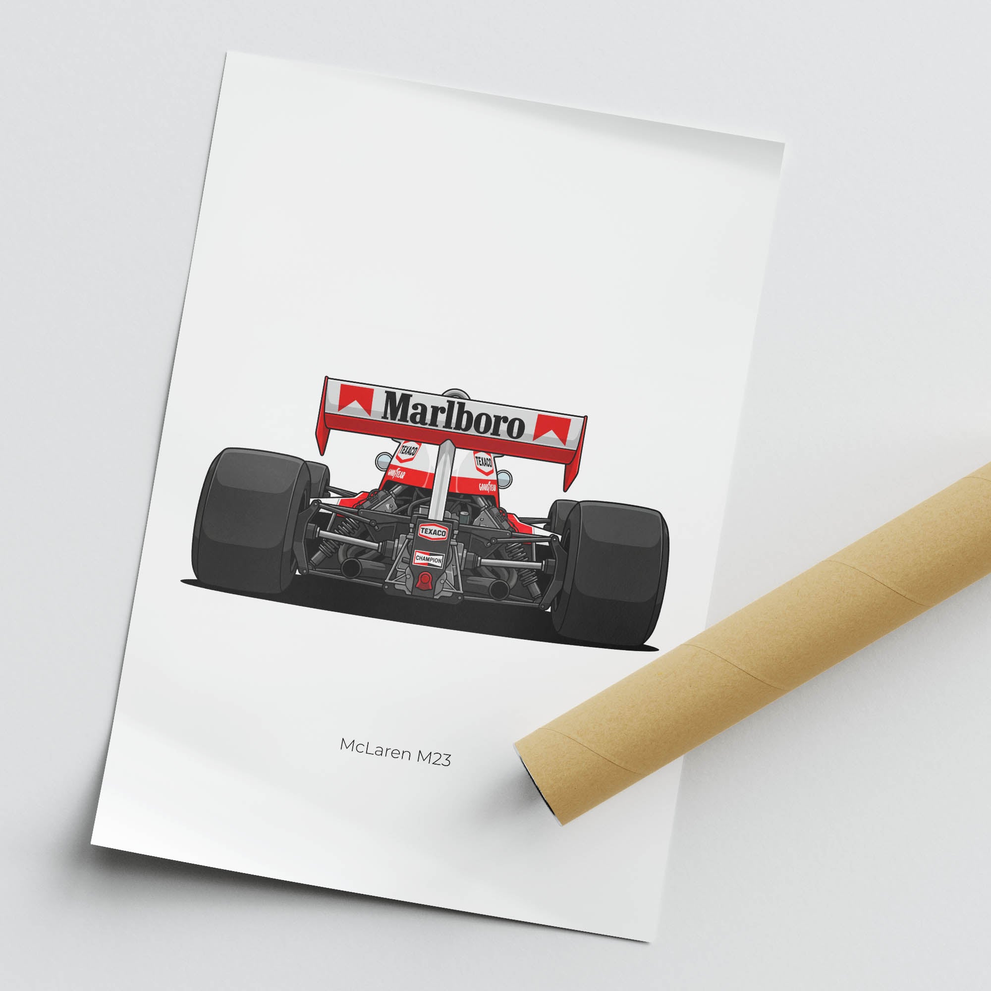 1976 McLaren M23 James Hunt – Car Print