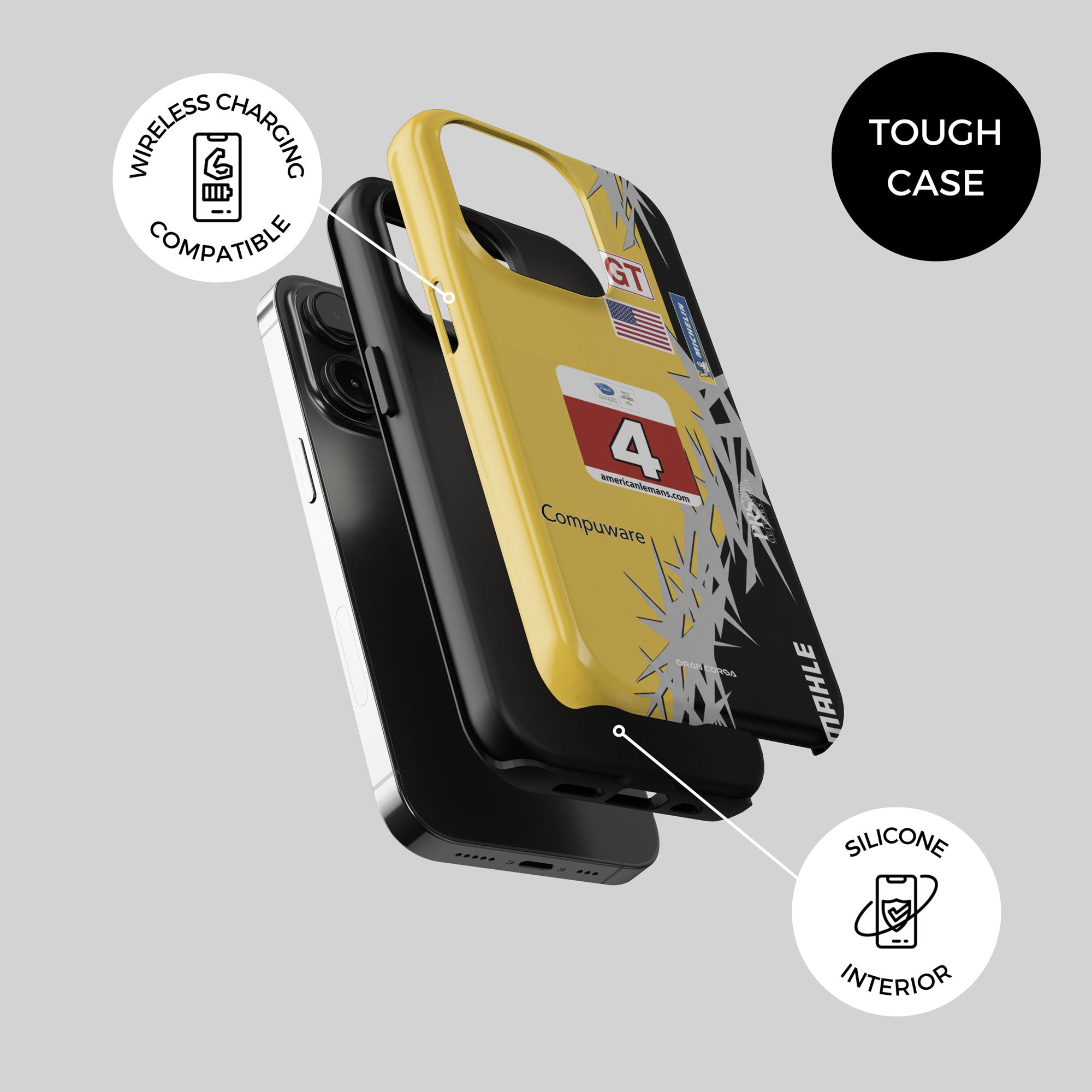 Corvette C6R WEC 2010 – Phone Case