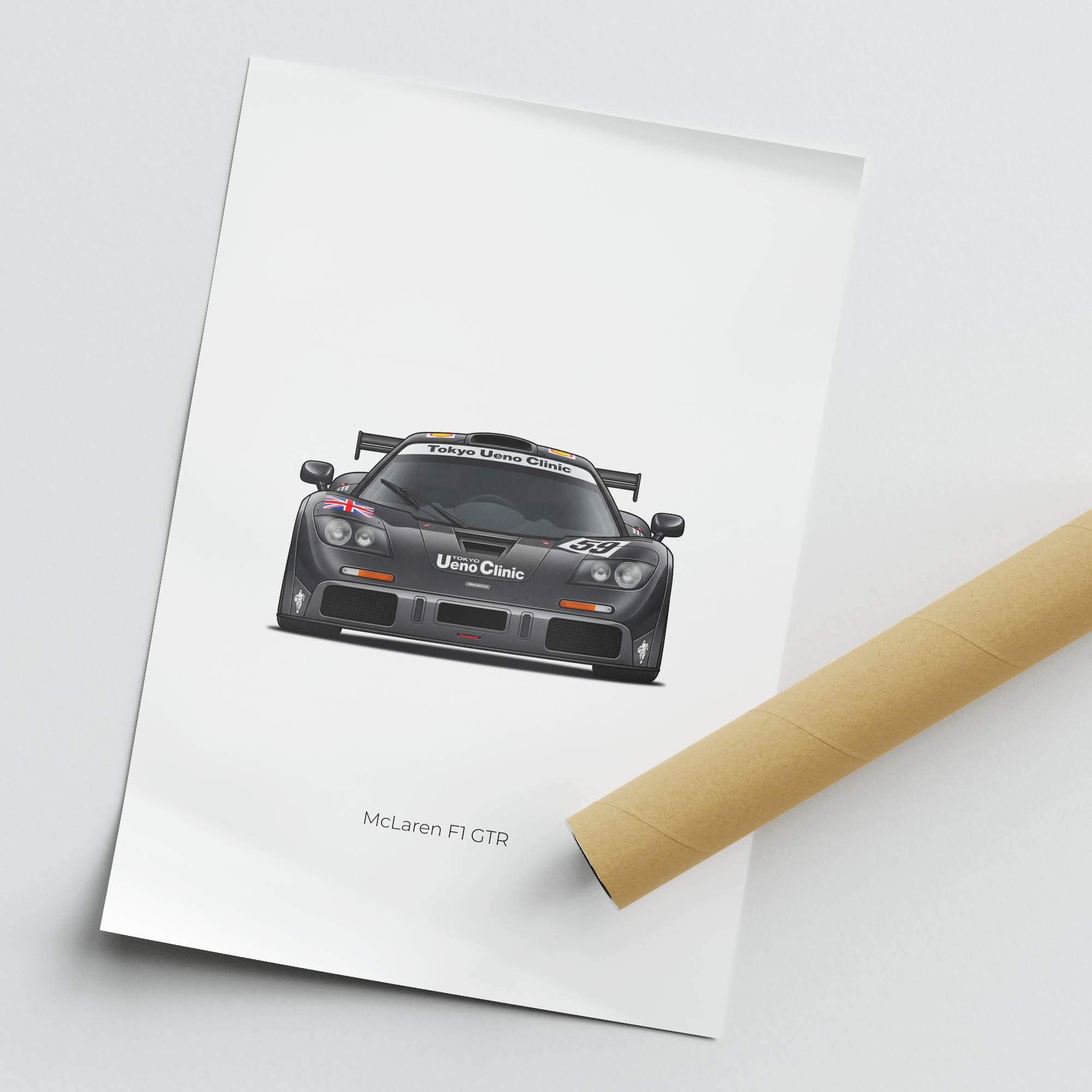 1995 McLaren GTR Yannick Dalmas Tokyo Ueno – Car Print