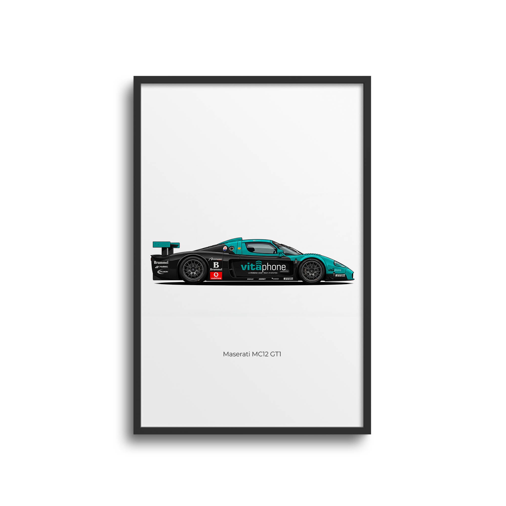 2005 Maserati MC12 GT1 Vitaphone – Car Print