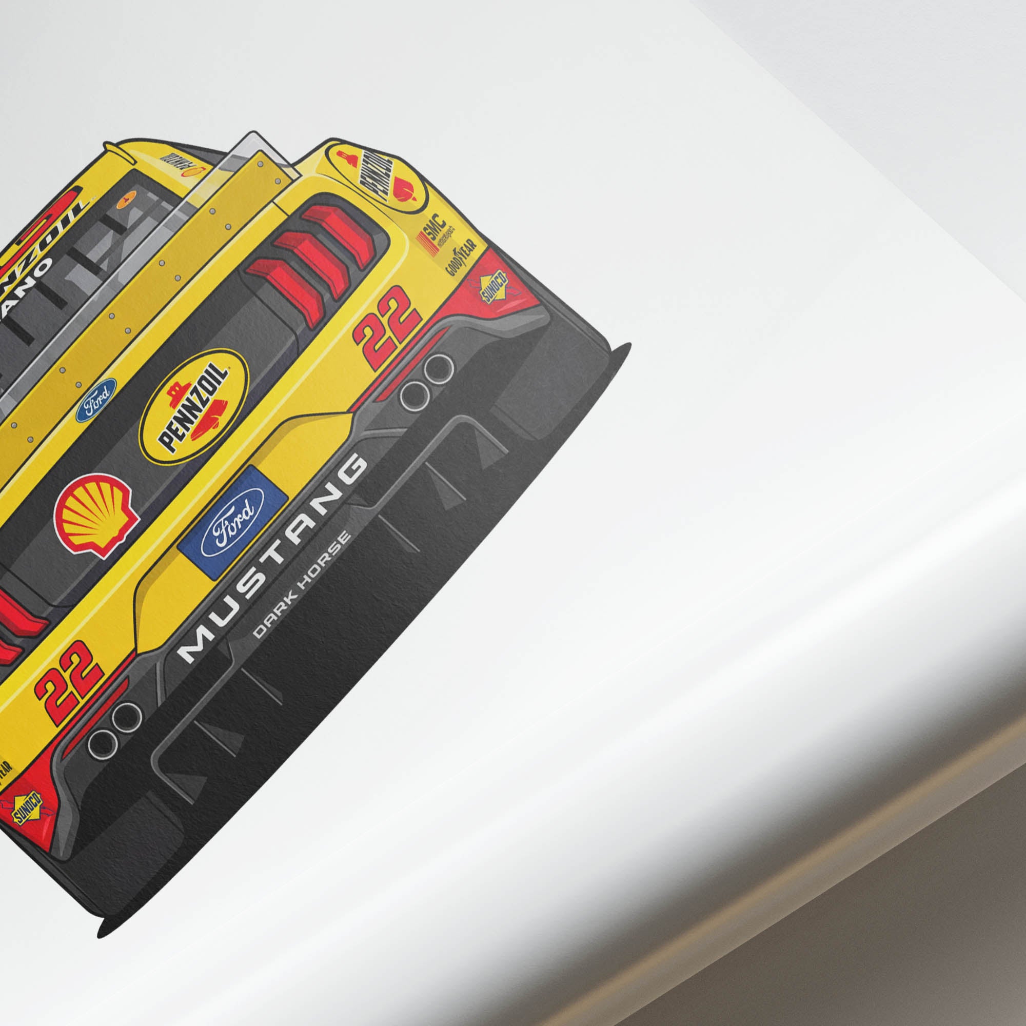 2025 Ford Mustang – Car Print