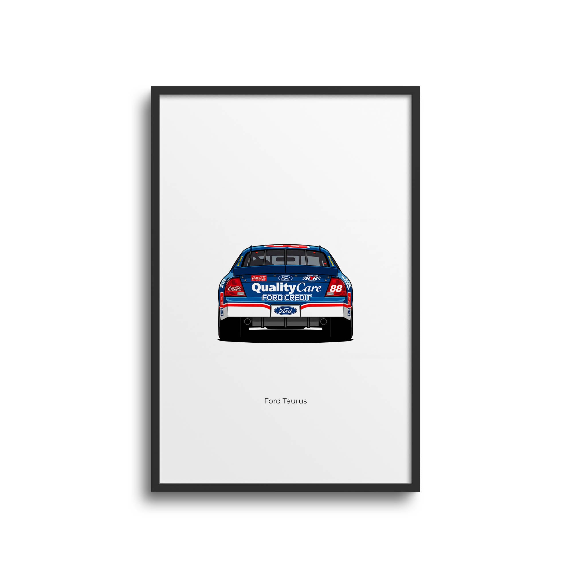 1999 Ford Taurus Dale Jarrett Quality Care – Car Print