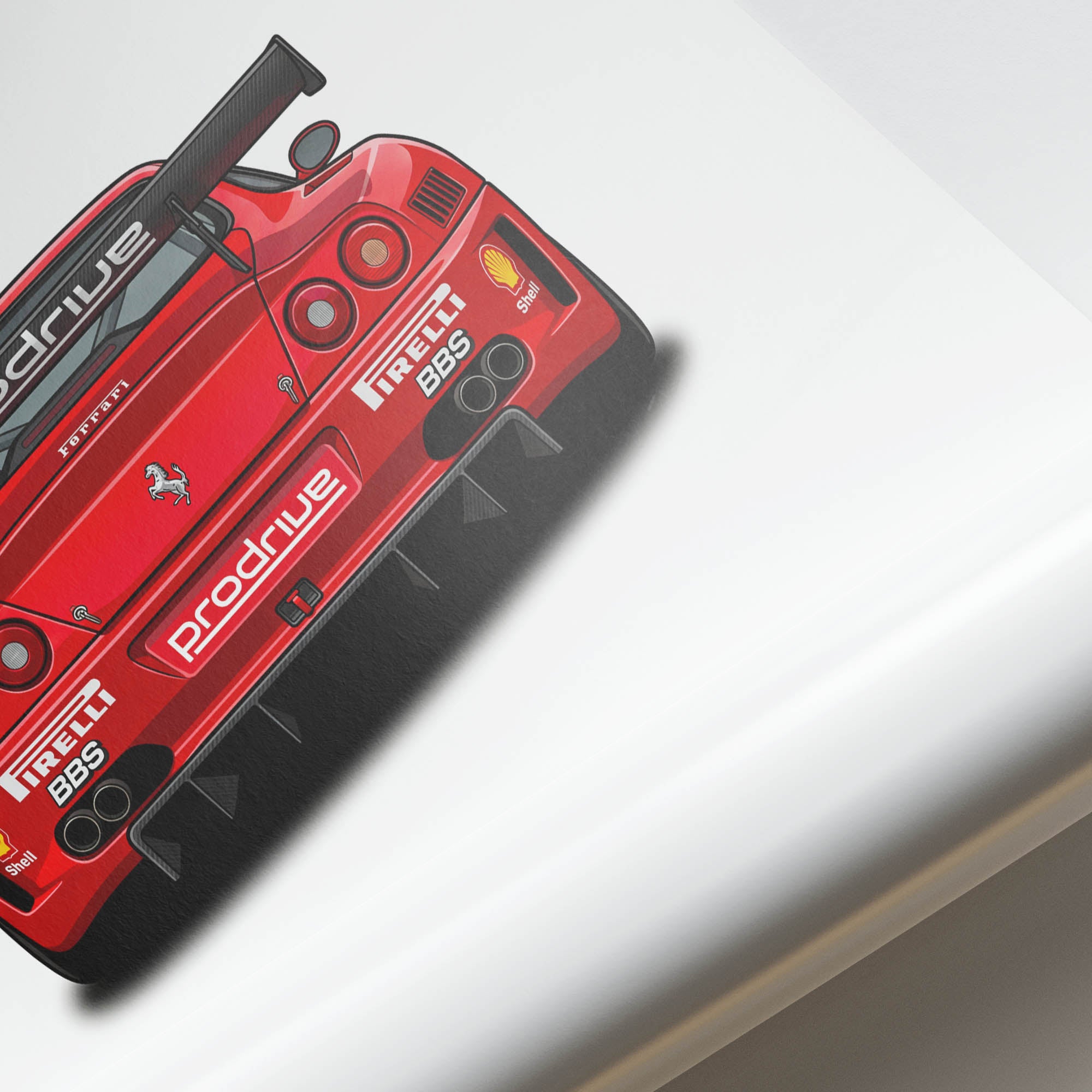 2003 Ferrari 550 Gts Maranello Prodrive – Car Print