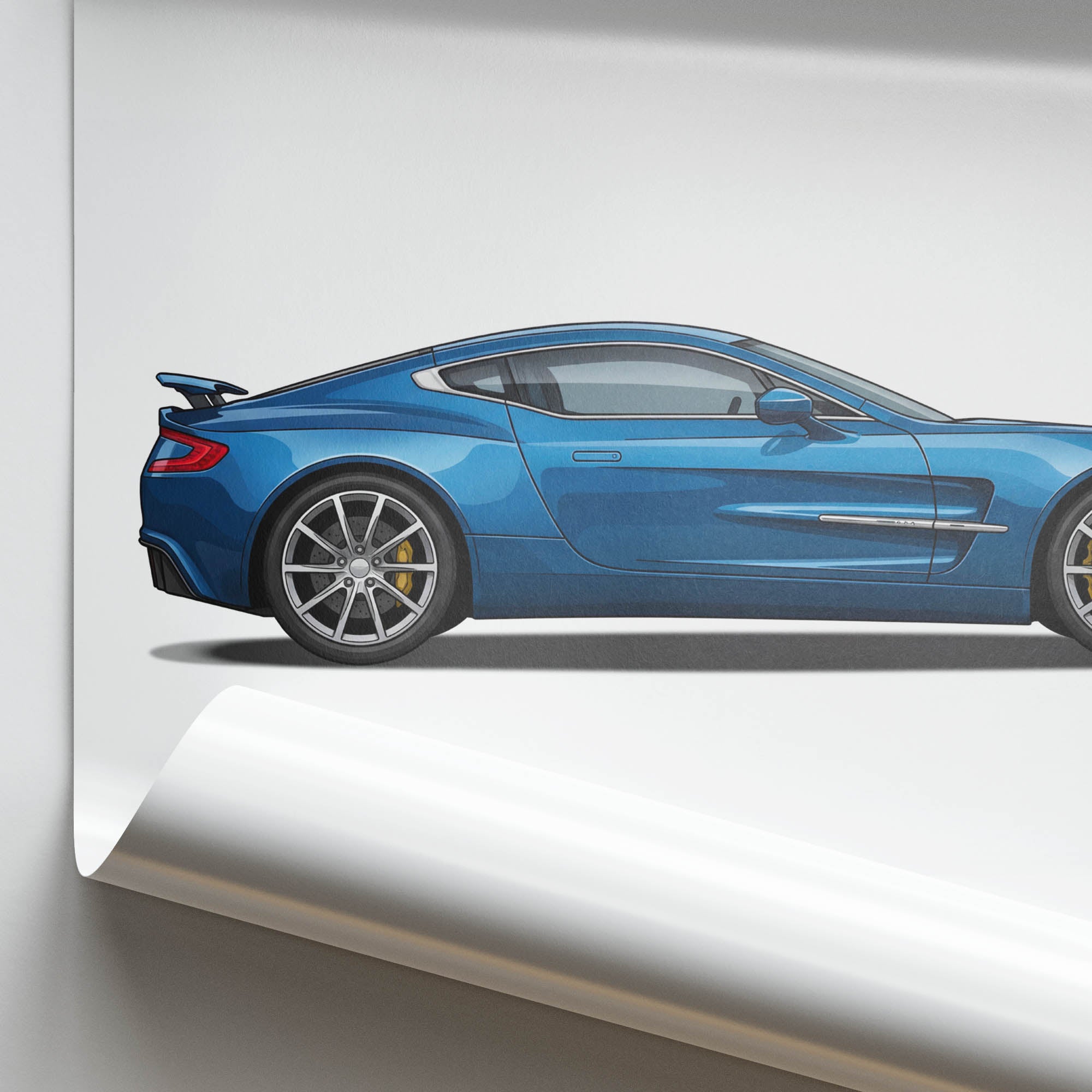 2009 Aston Martin One-77 – Car Print (Side)