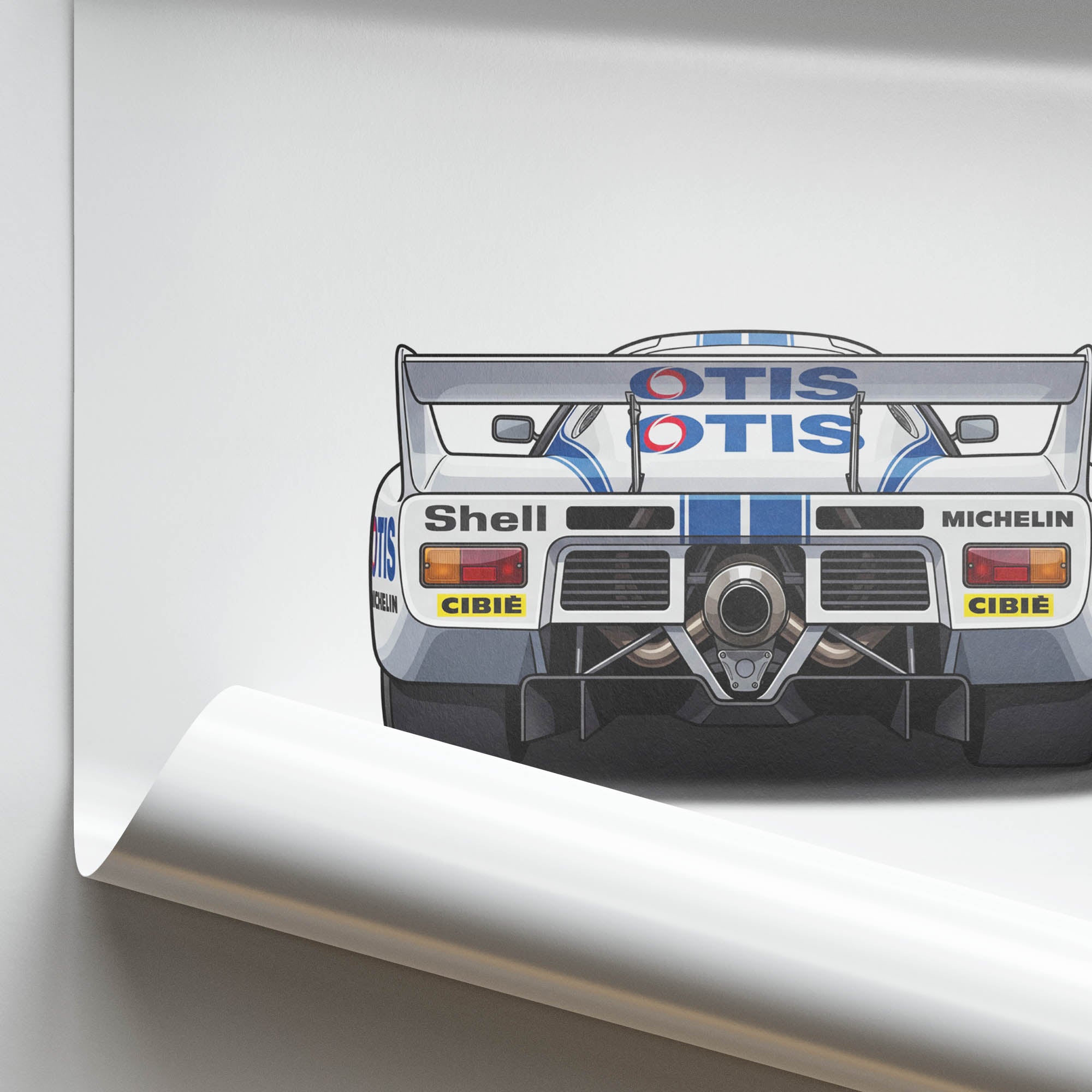 1980 Rondeau M379 Otis – Car Print (Back)