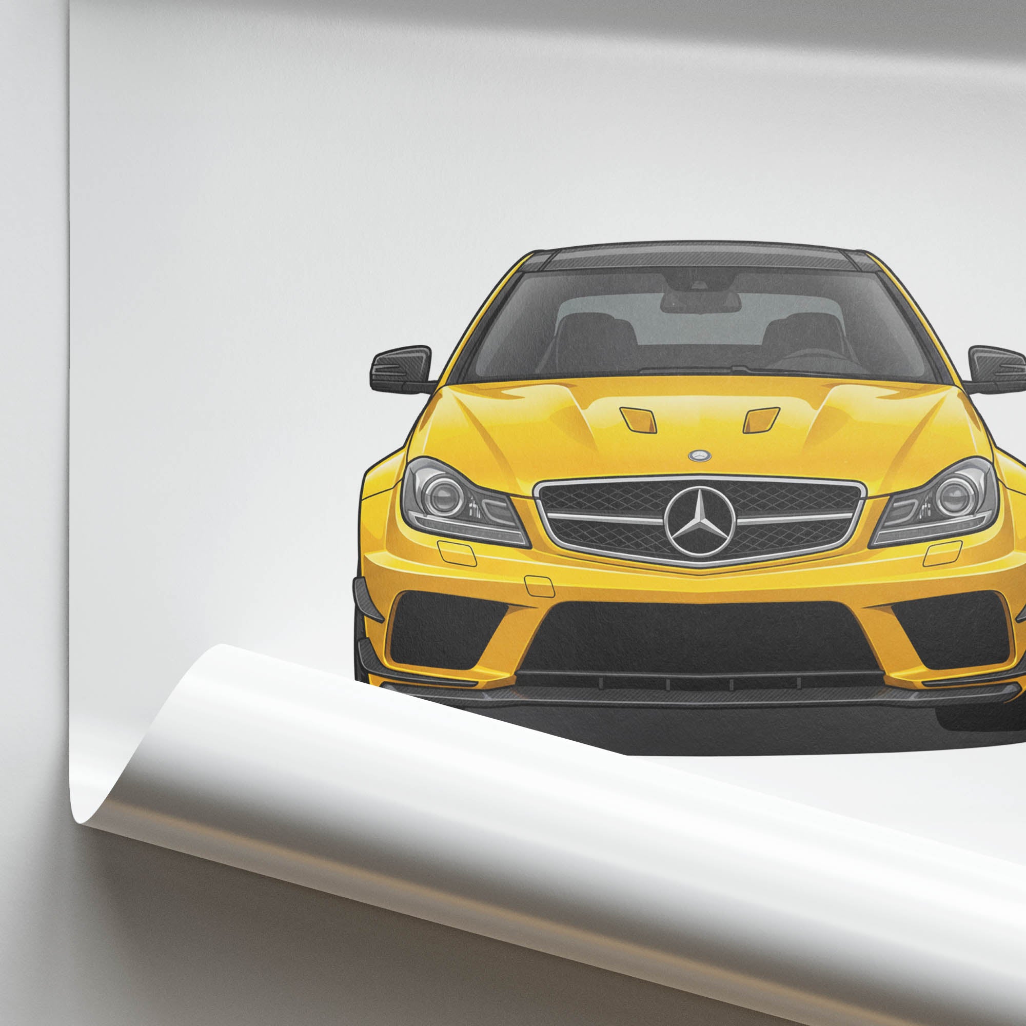 2012 Mercedes-Benz C63 AMG Coupe – Car Print
