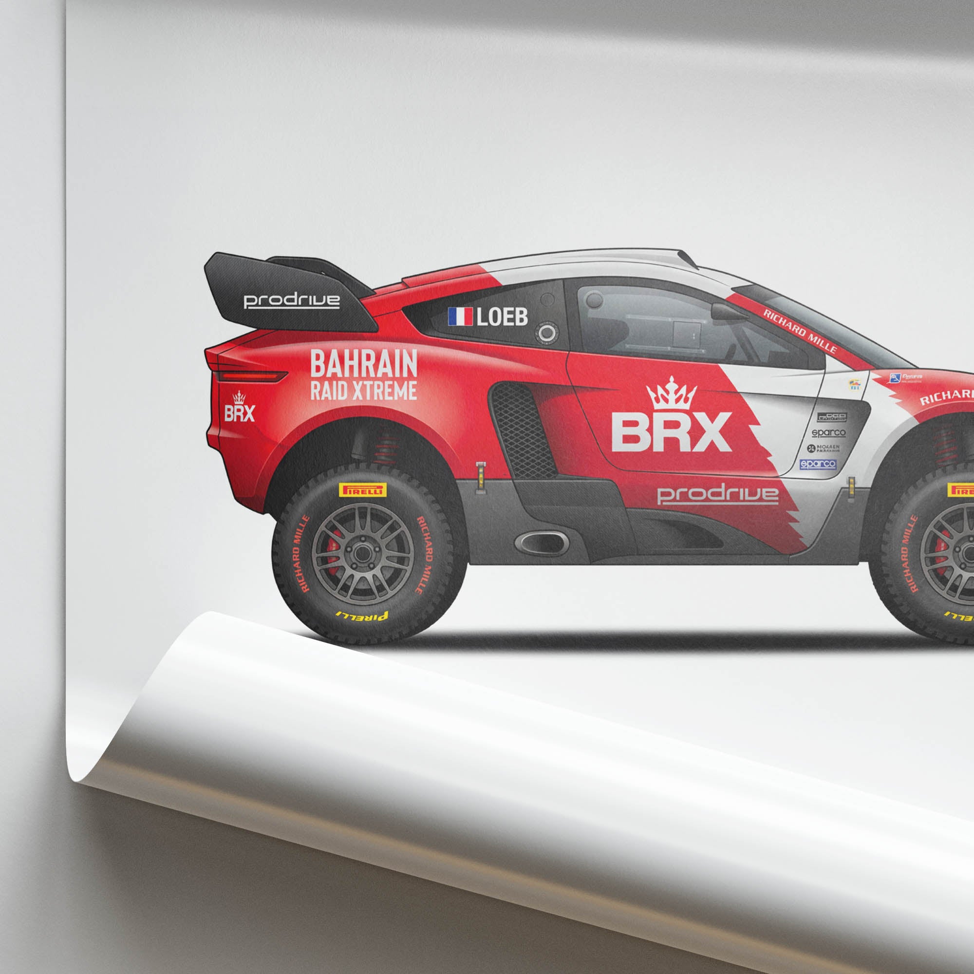 2023 Prodrive Hunter S Bastien Loeb – Car Print (Side)