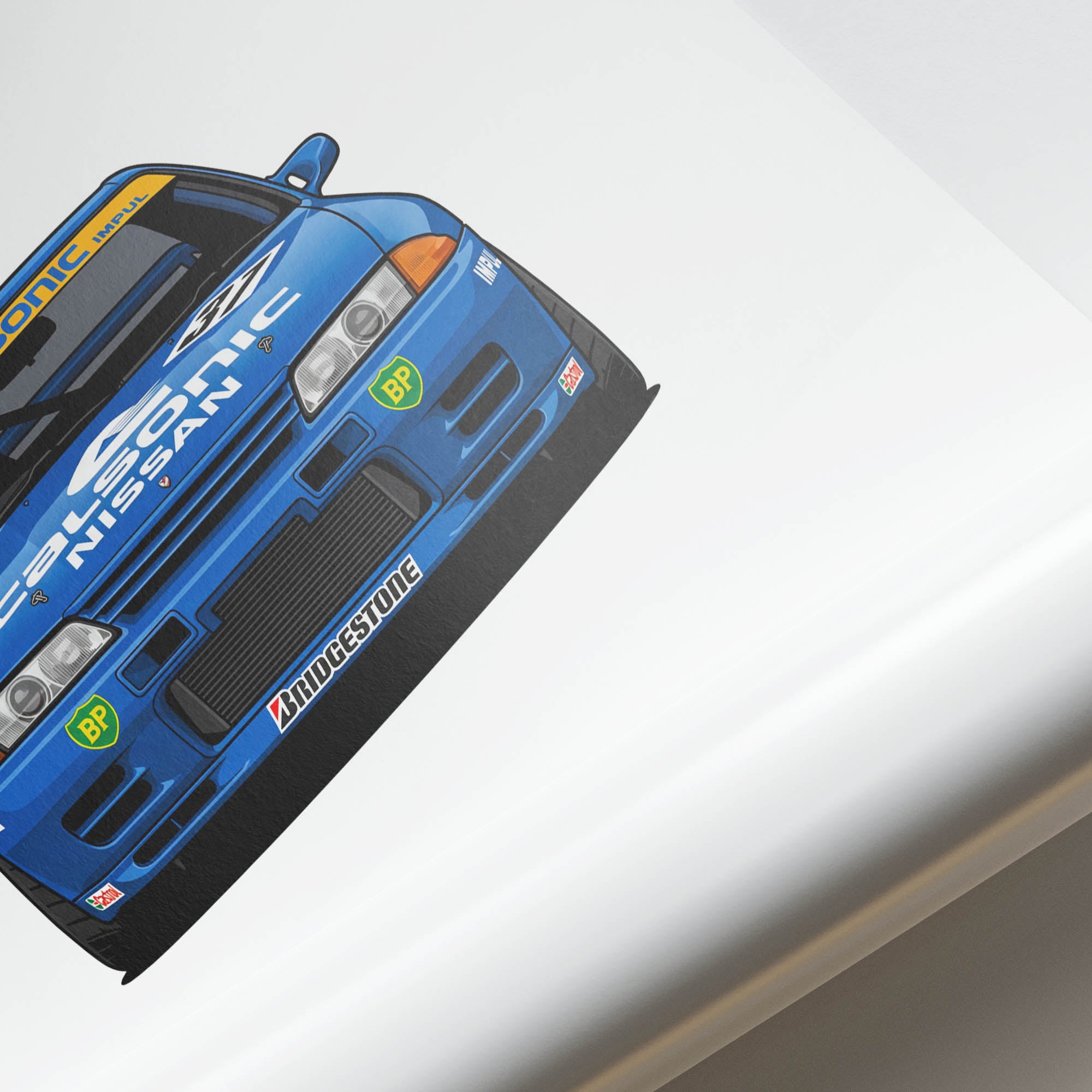 1991 Nissan Skyline GT R R32 Group A Calsonic – Car Print