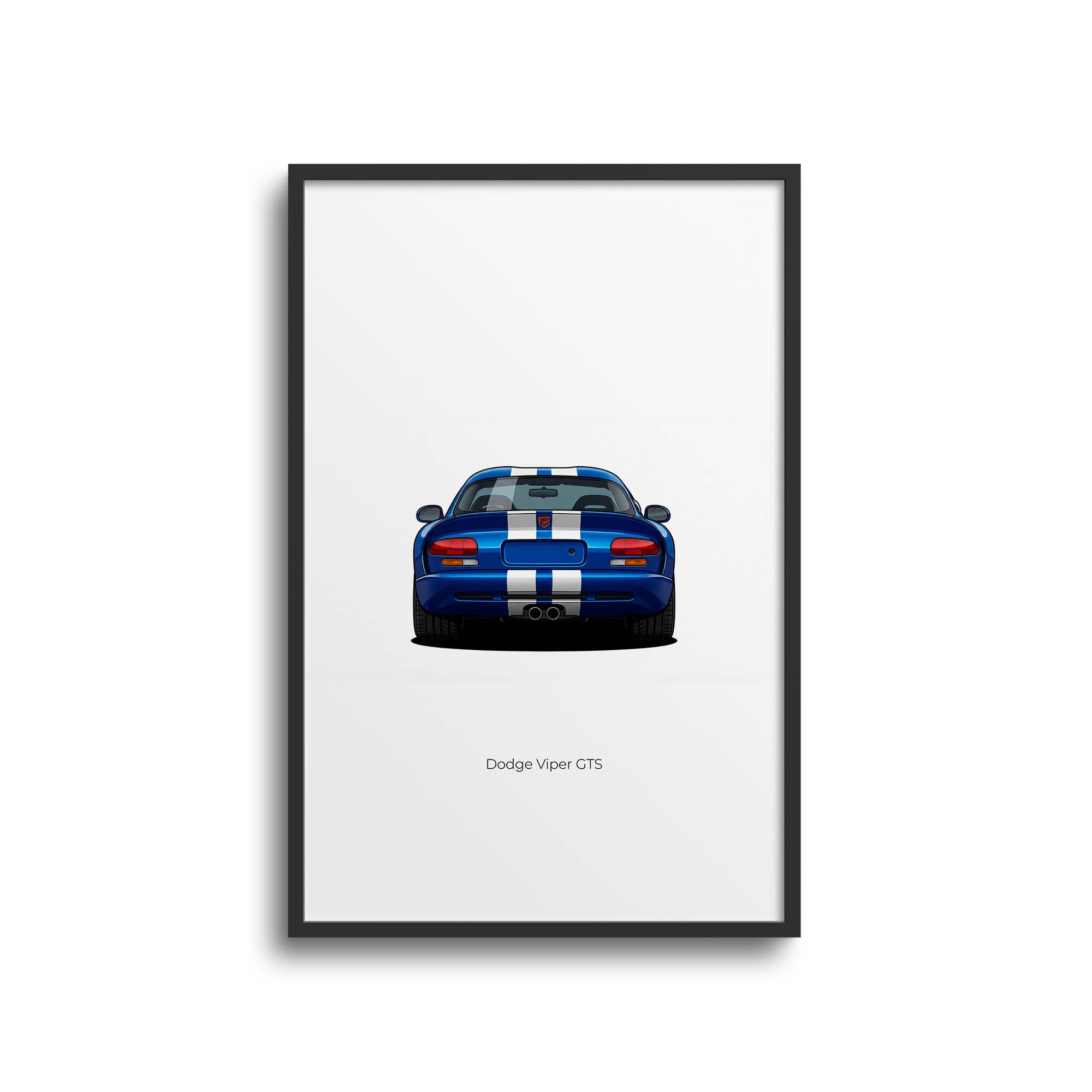 1996 Dodge Viper Gts Viper Gts – Car Print