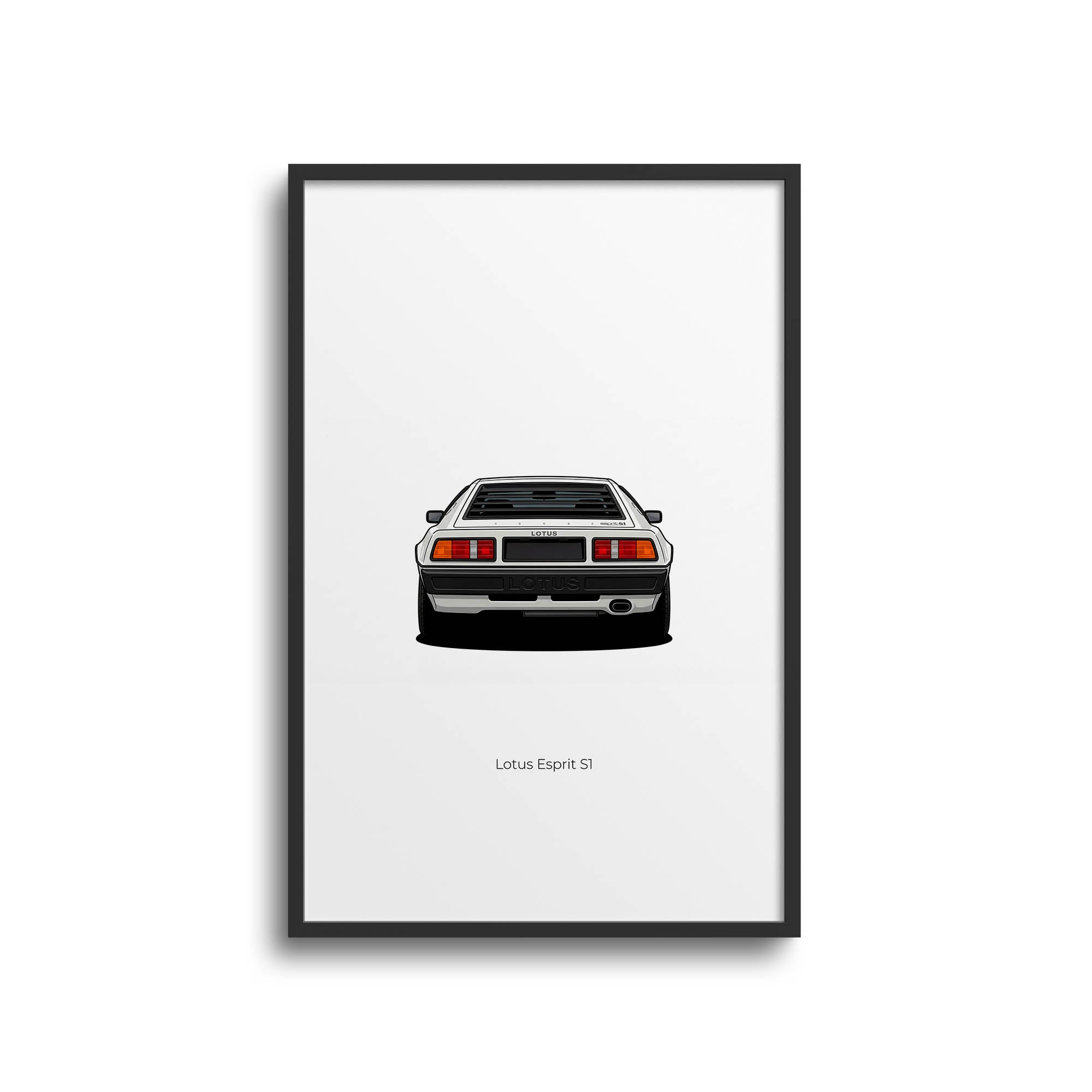 1977 Lotus Esprit S1 – Car Print (Back)
