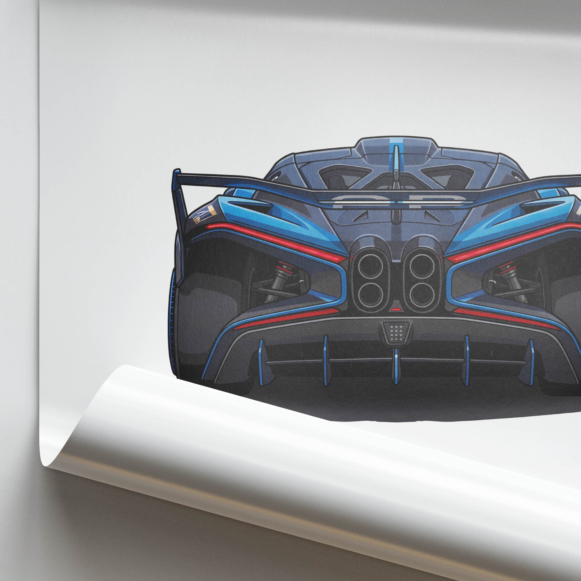 2024 Bugatti Bolide – Car Print