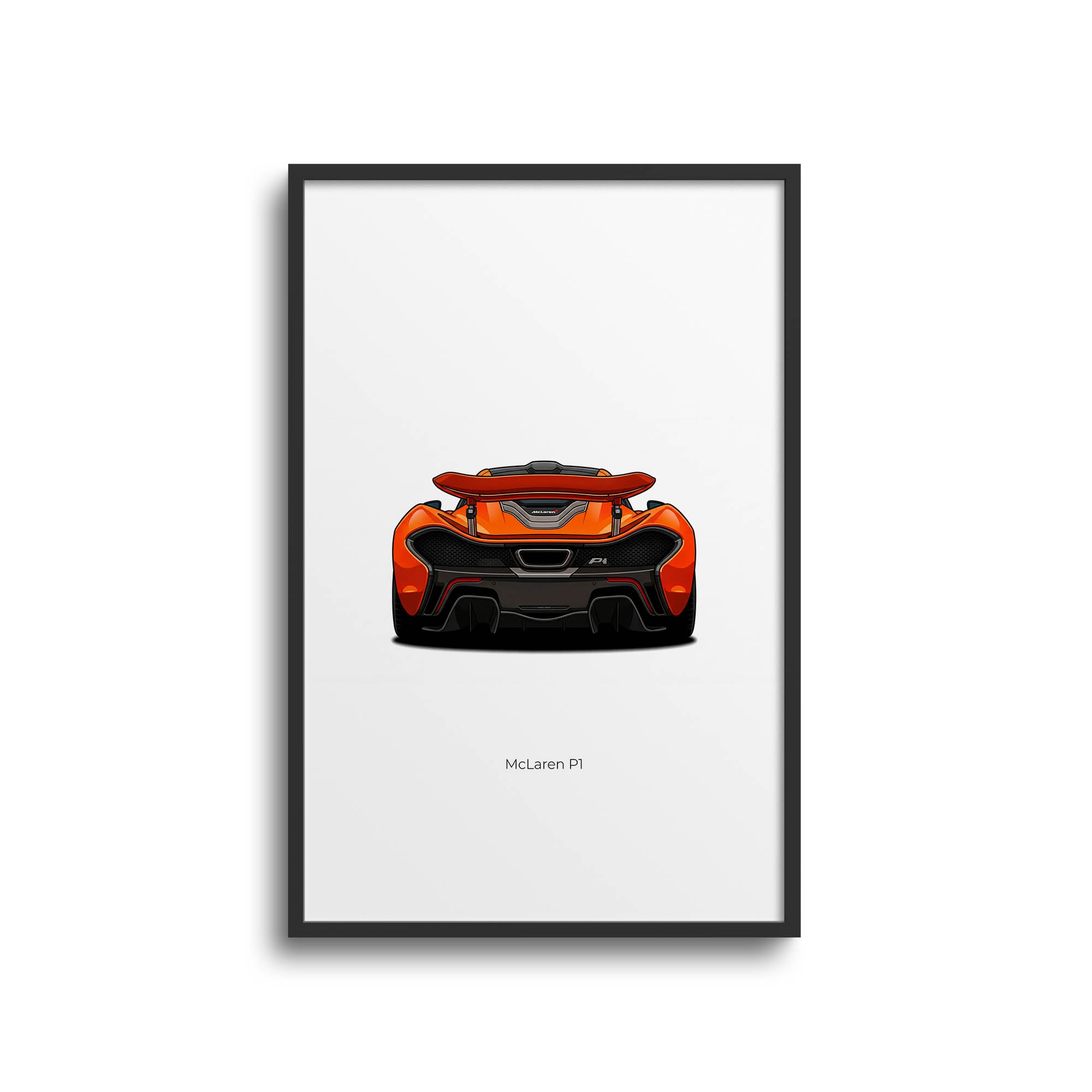 2013 McLaren P1 Volcano – Car Print